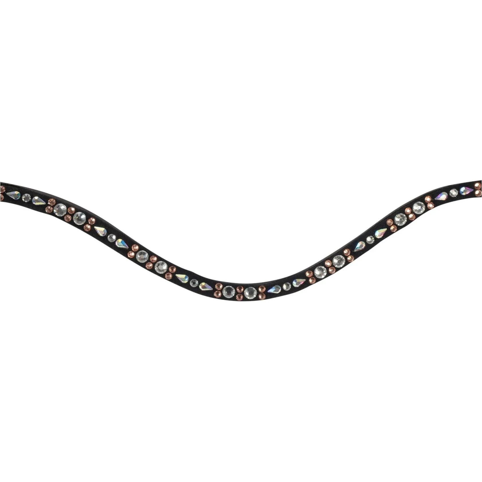 Stirnband SPARKLE braun/rosegold