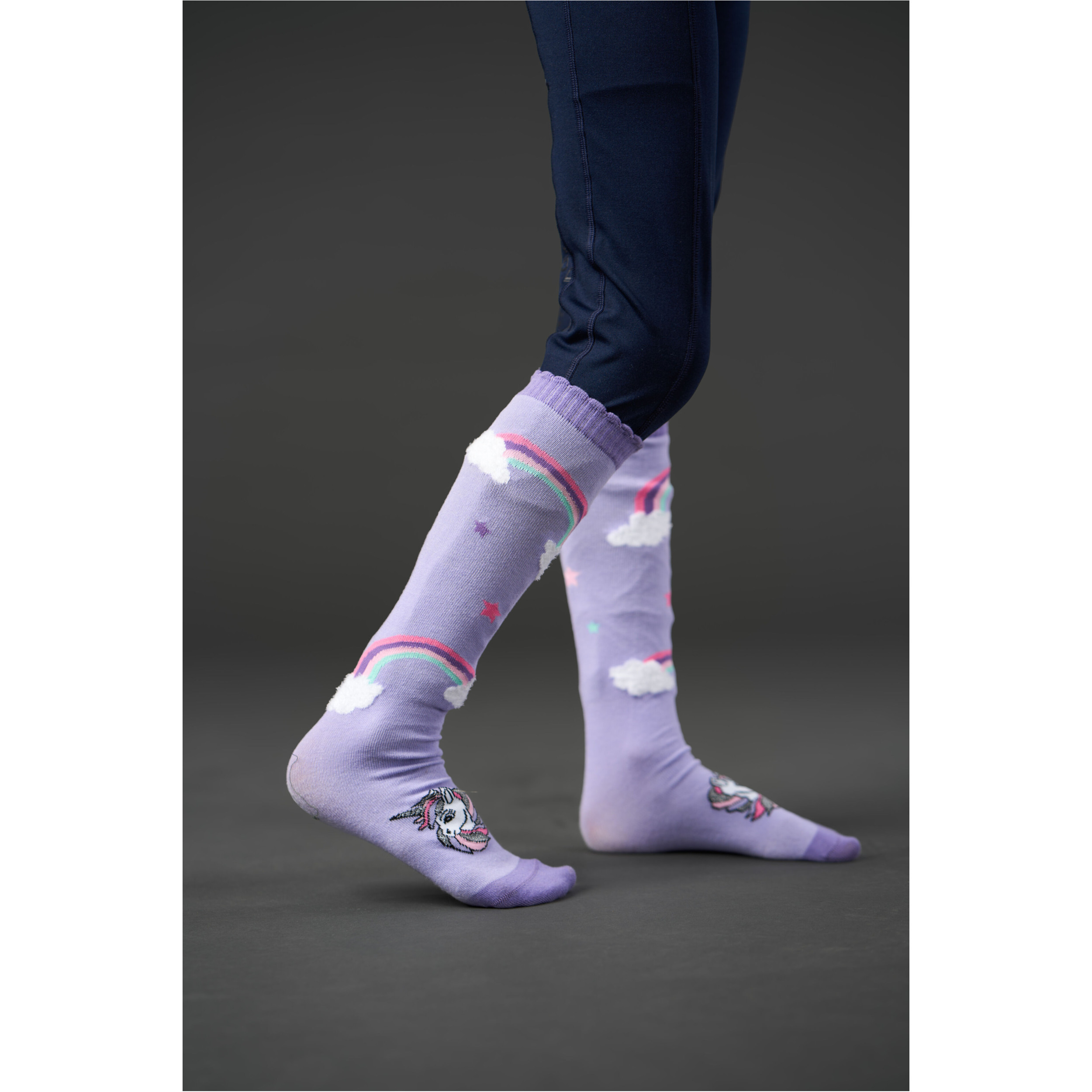 Kinder Reitsocken ALLIE lavender