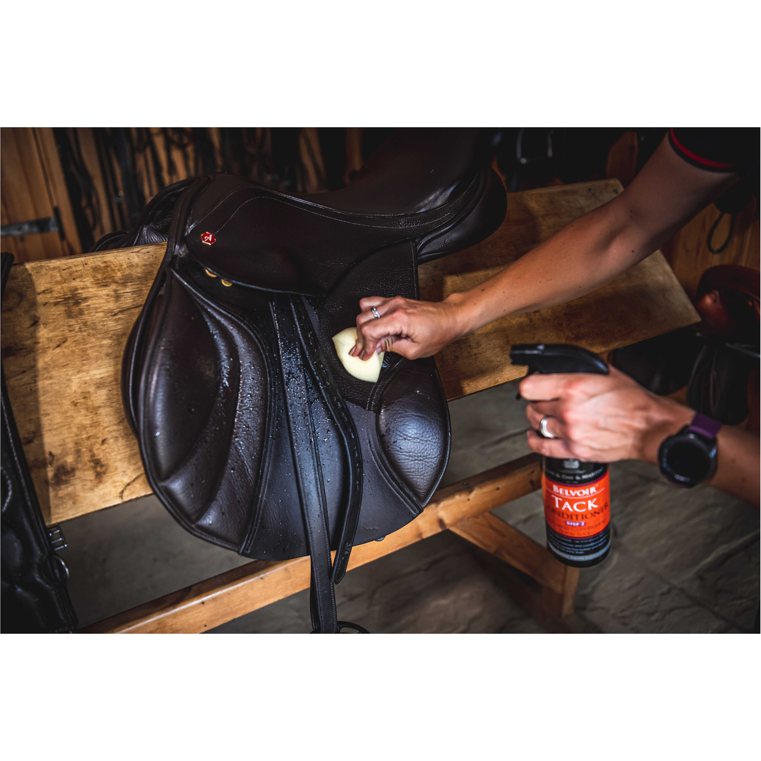 Lederpflege-Set Duo Step 1 + Step 2 BELVOIR 1000ml