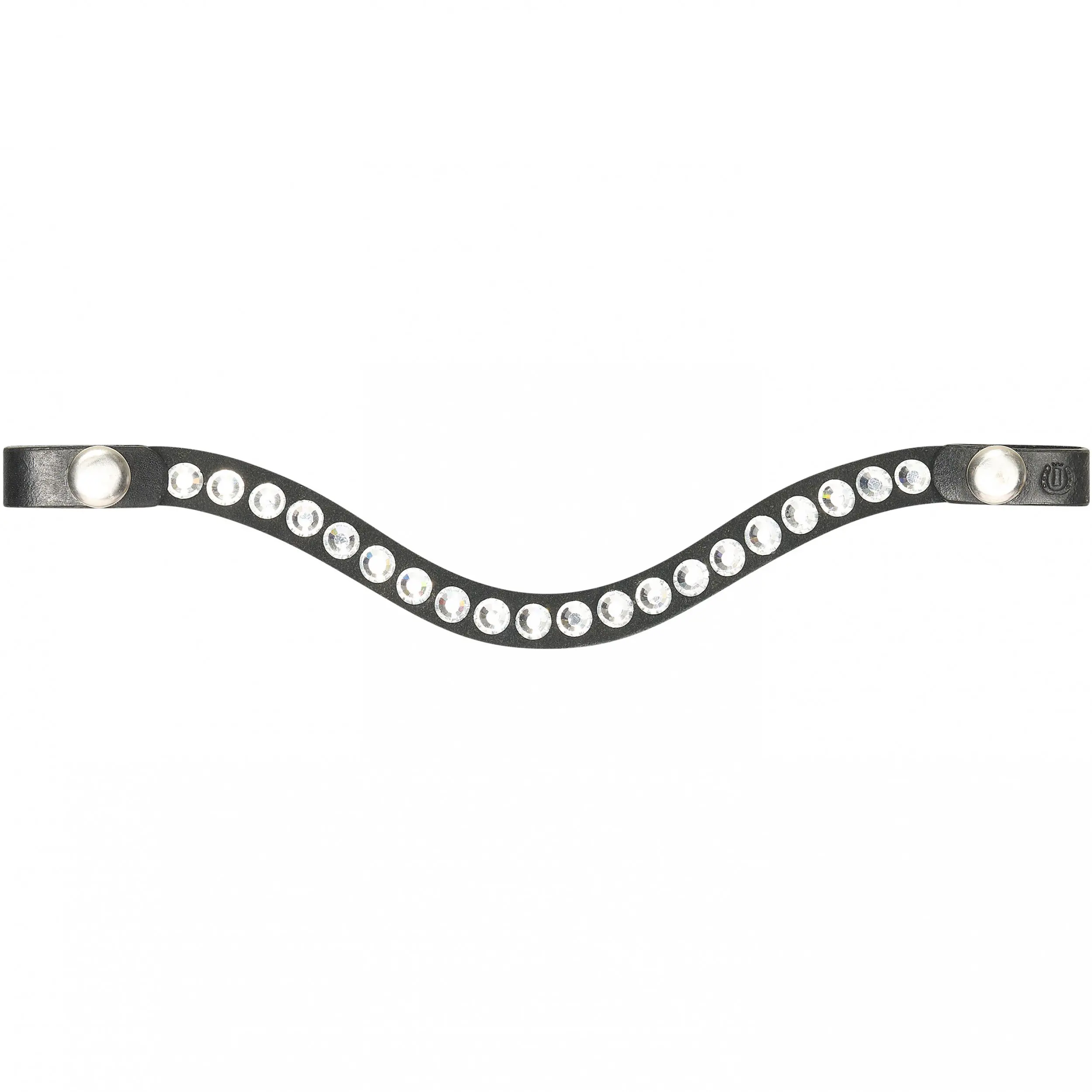 Hobby Horse Stirnriemen IRHFree Spirit schwarz-Crystal