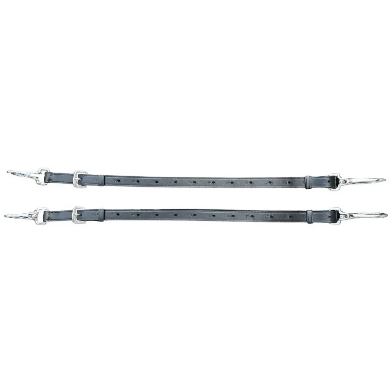 Ausbinder aus Leder schwarz