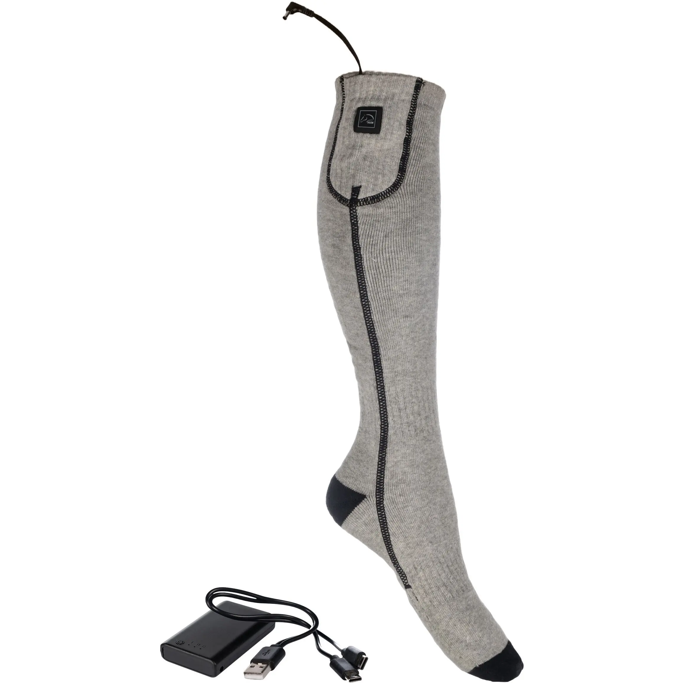 Winter Heizsocken KEEP WARM STYLE grau/schwarz