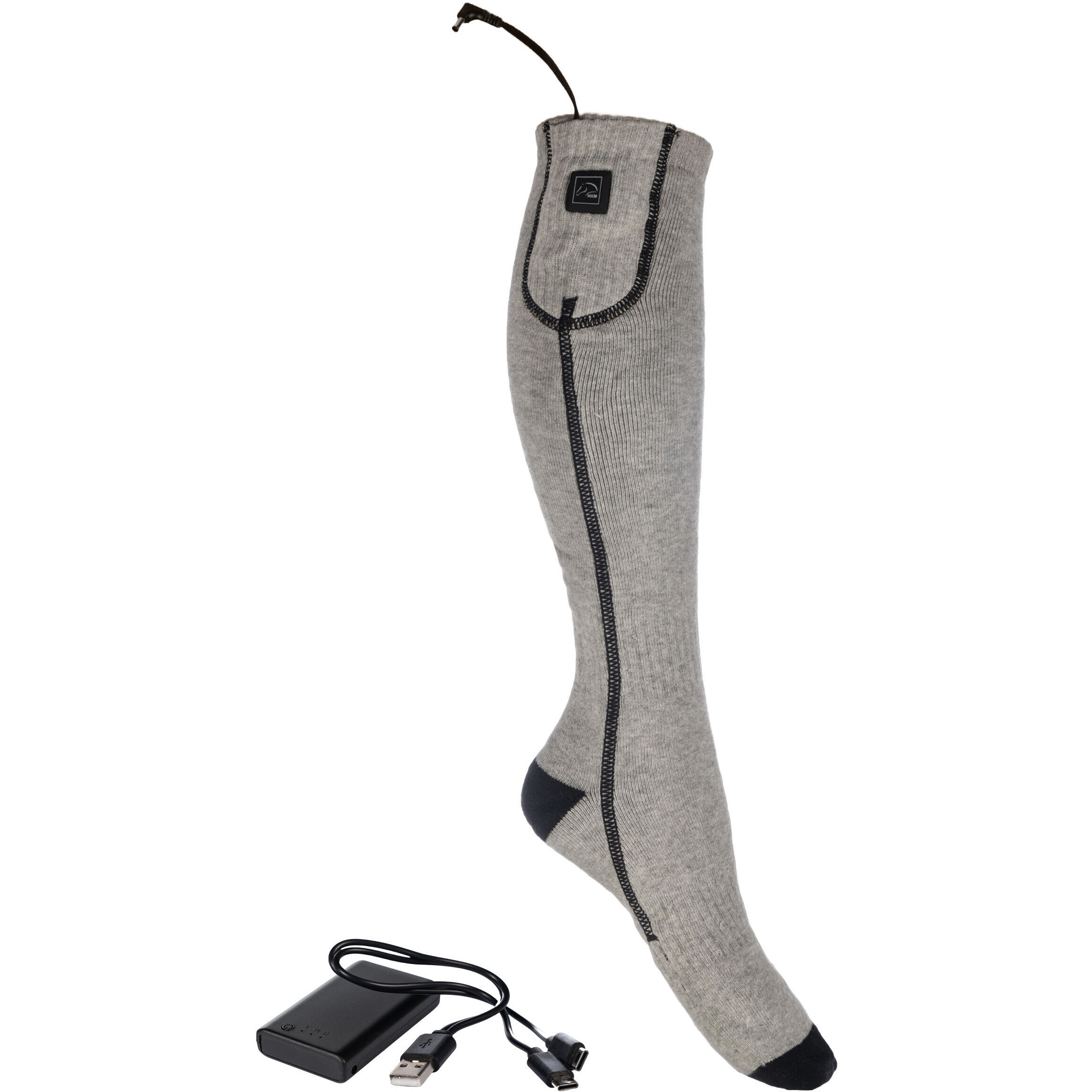 Winter Heizsocken KEEP WARM STYLE grau/schwarz