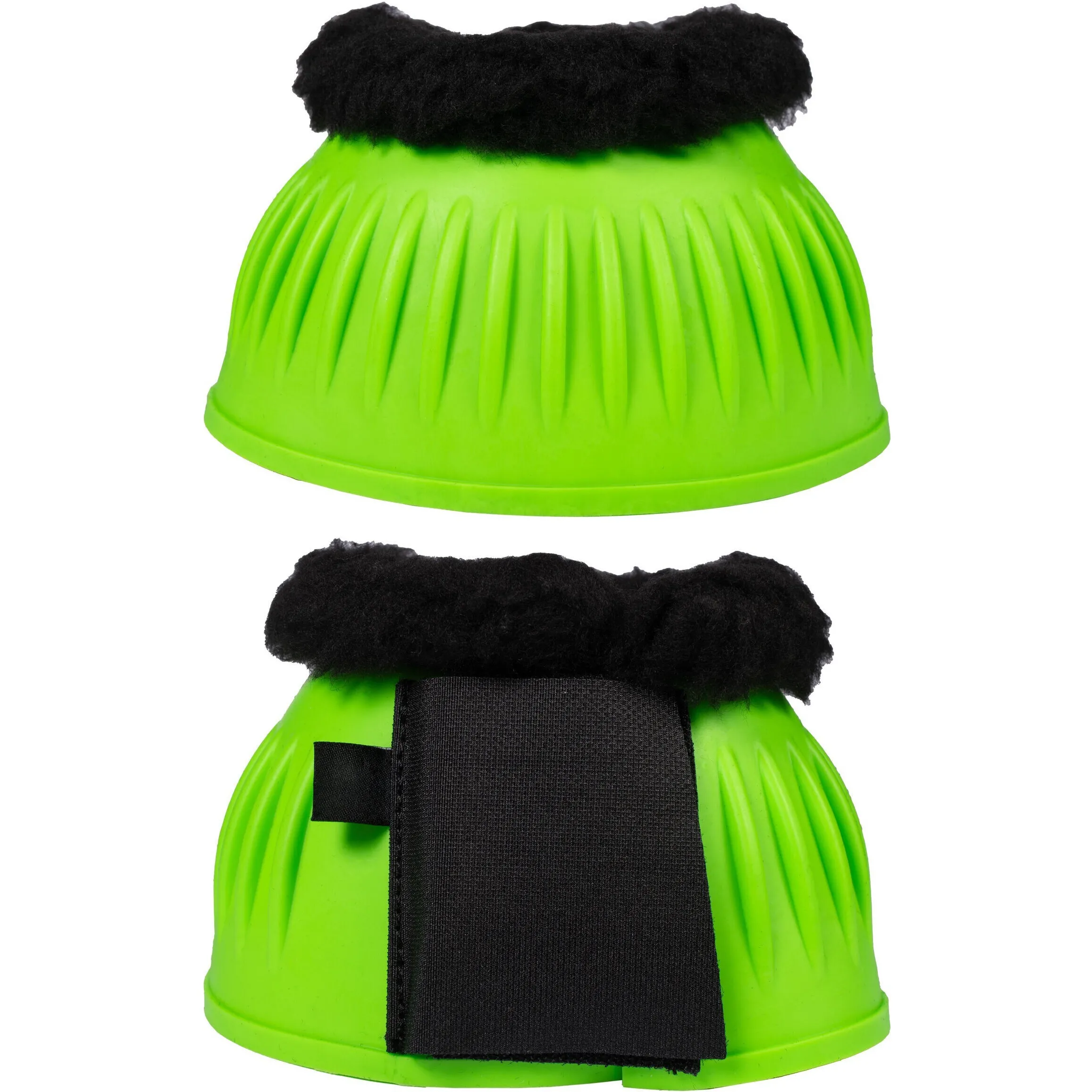Gummispringglocken mit Fell ATLANTA NEON neon grün