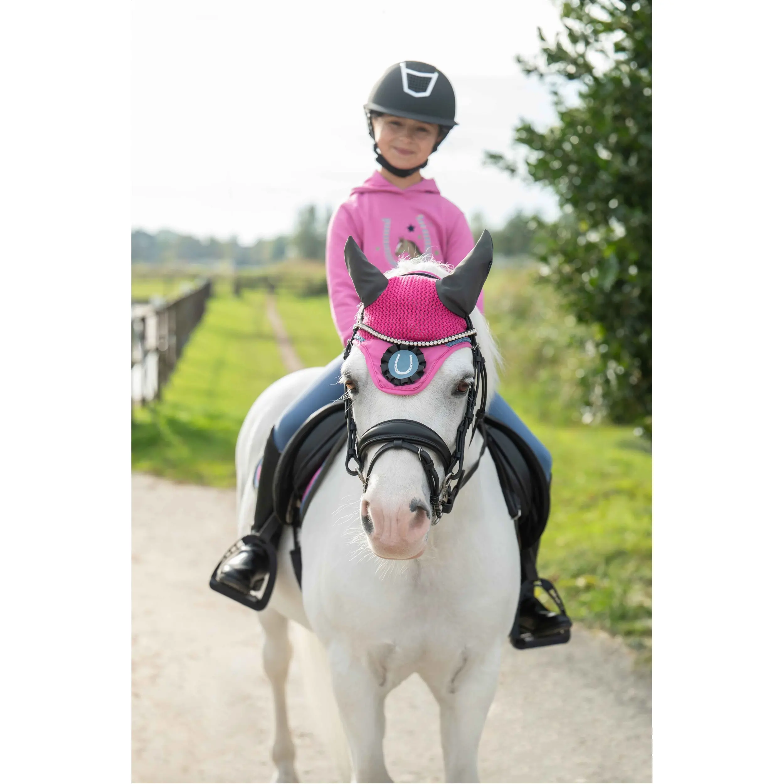 Fliegenhaube NELE pink