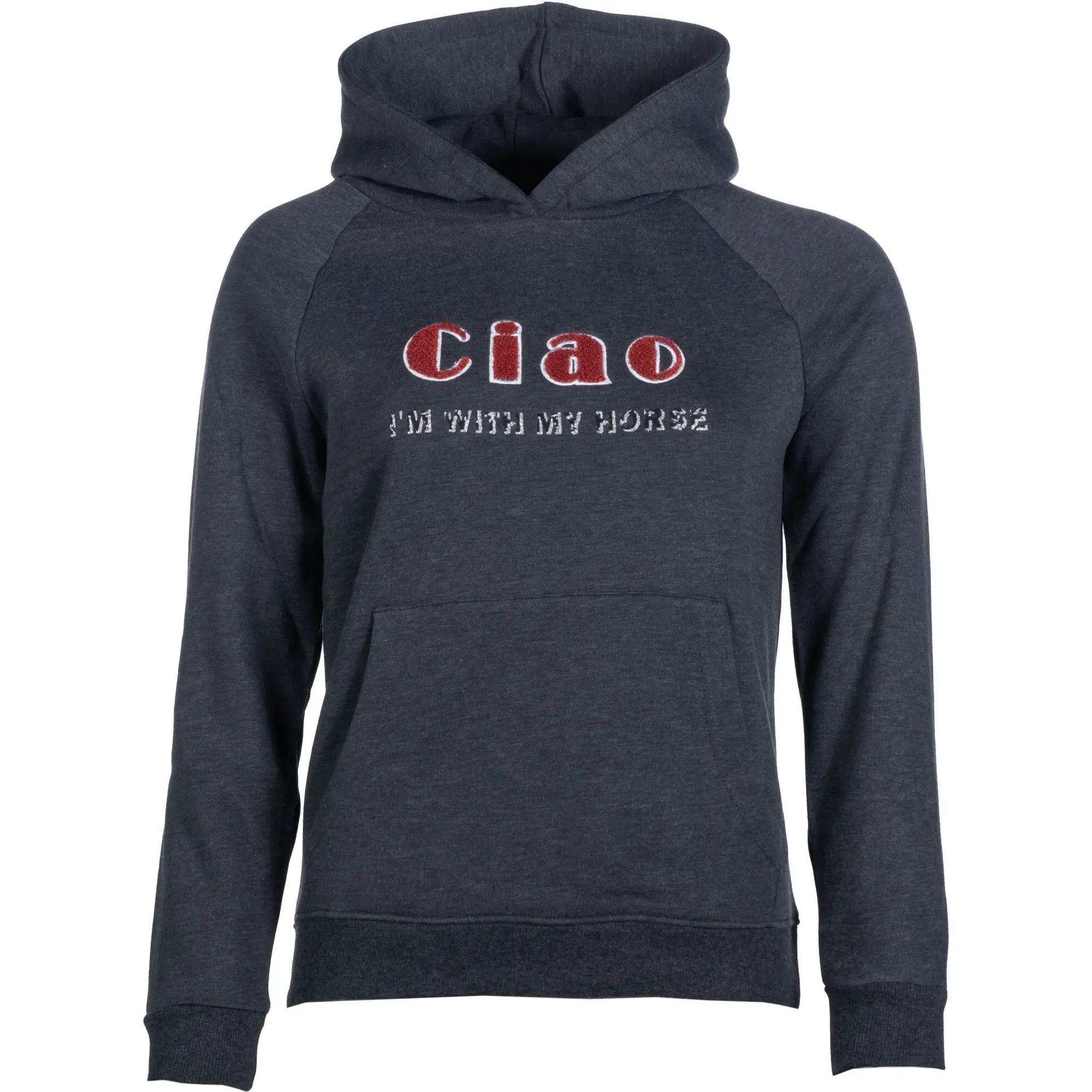 Kinder Hoody RUBY dunkelgrau melange