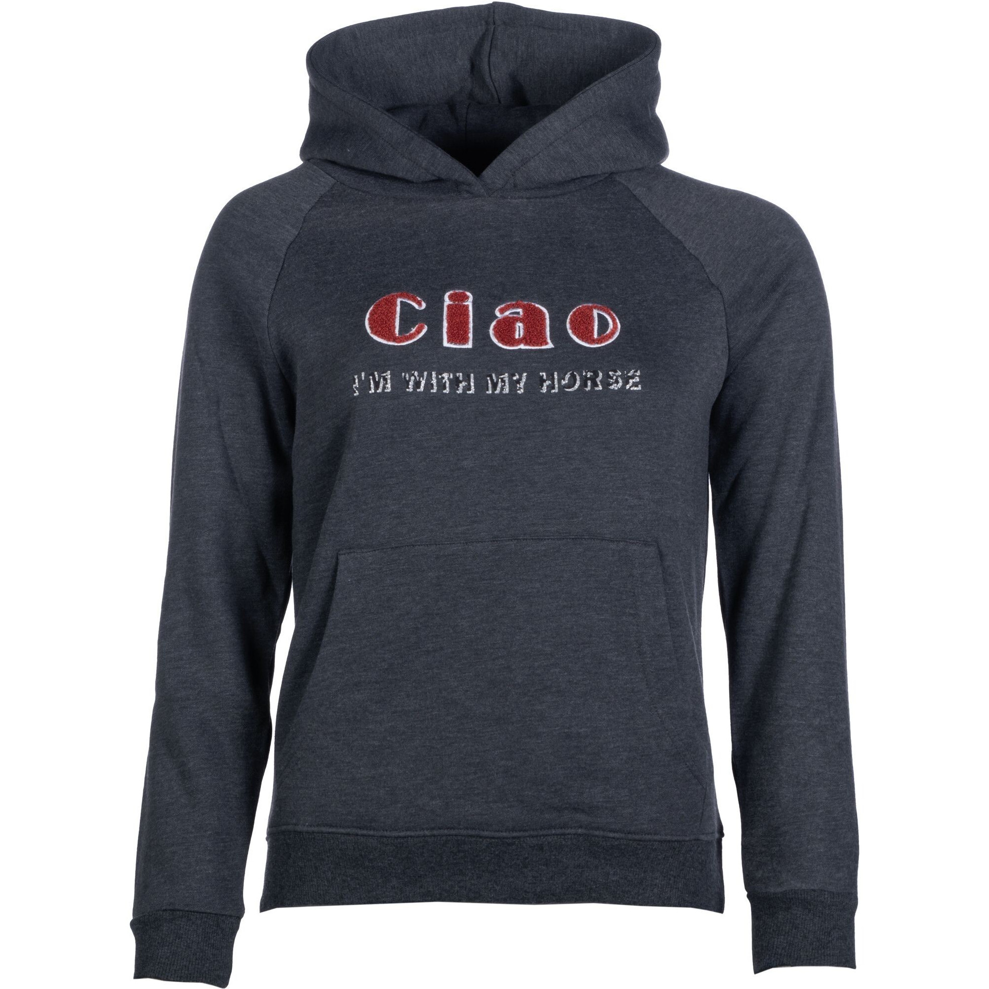 Kinder Hoody RUBY dunkelgrau melange
