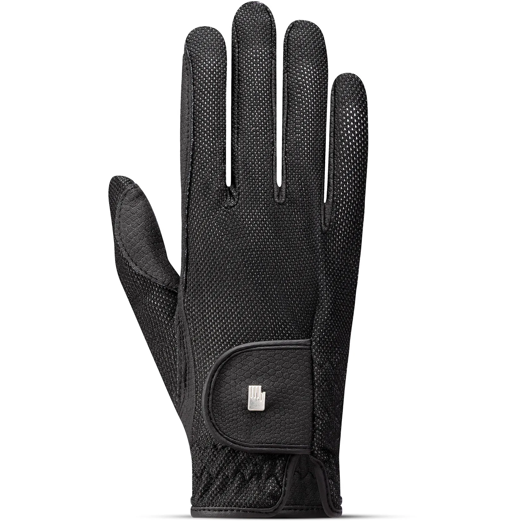 Kinder Reithandschuhe ROECK-GRIP Lite Junior schwarz