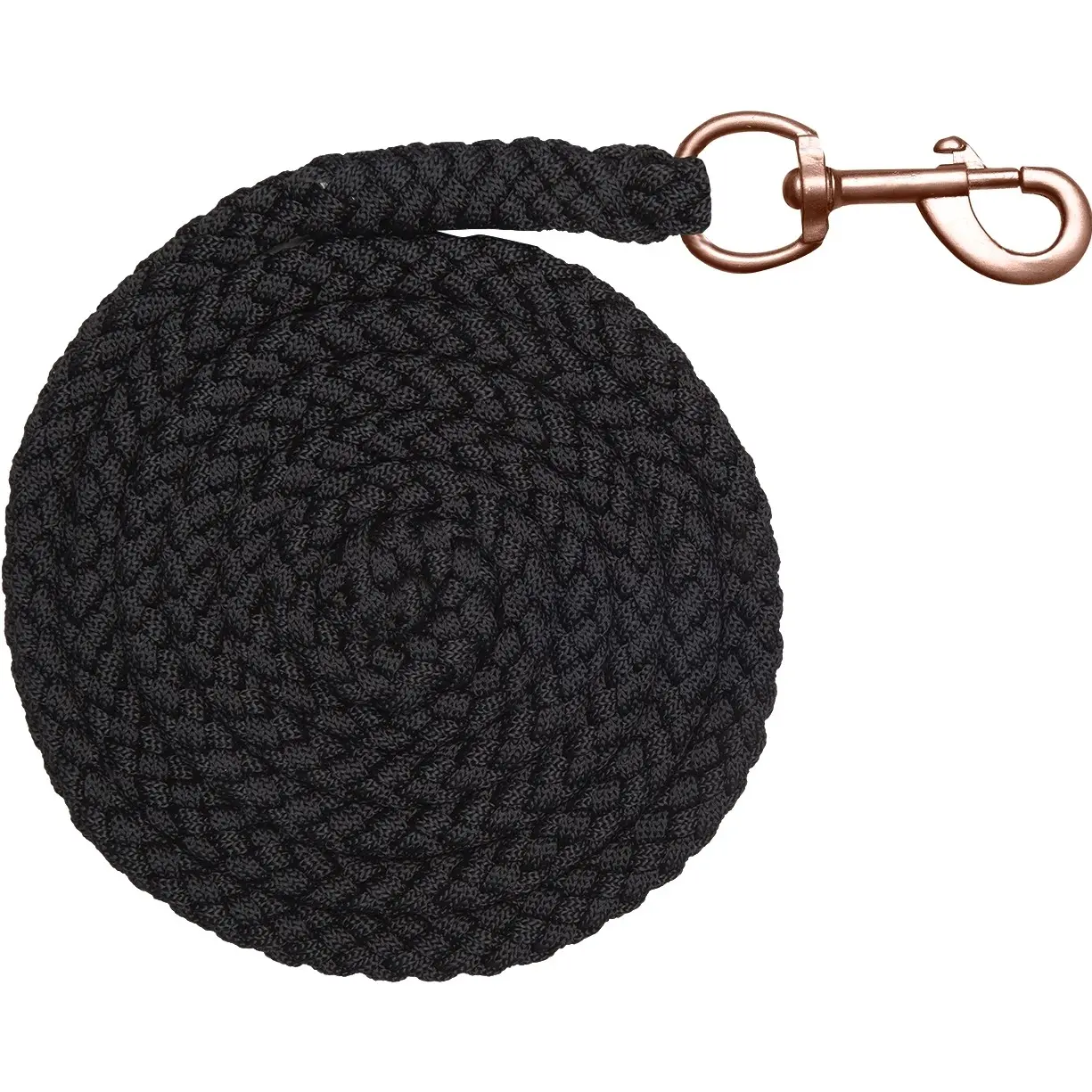 Führstrick mit Karabinerhaken SHINE schwarz 200cm Führstrick mit Karabinerhaken SHINE schwarz 200cm