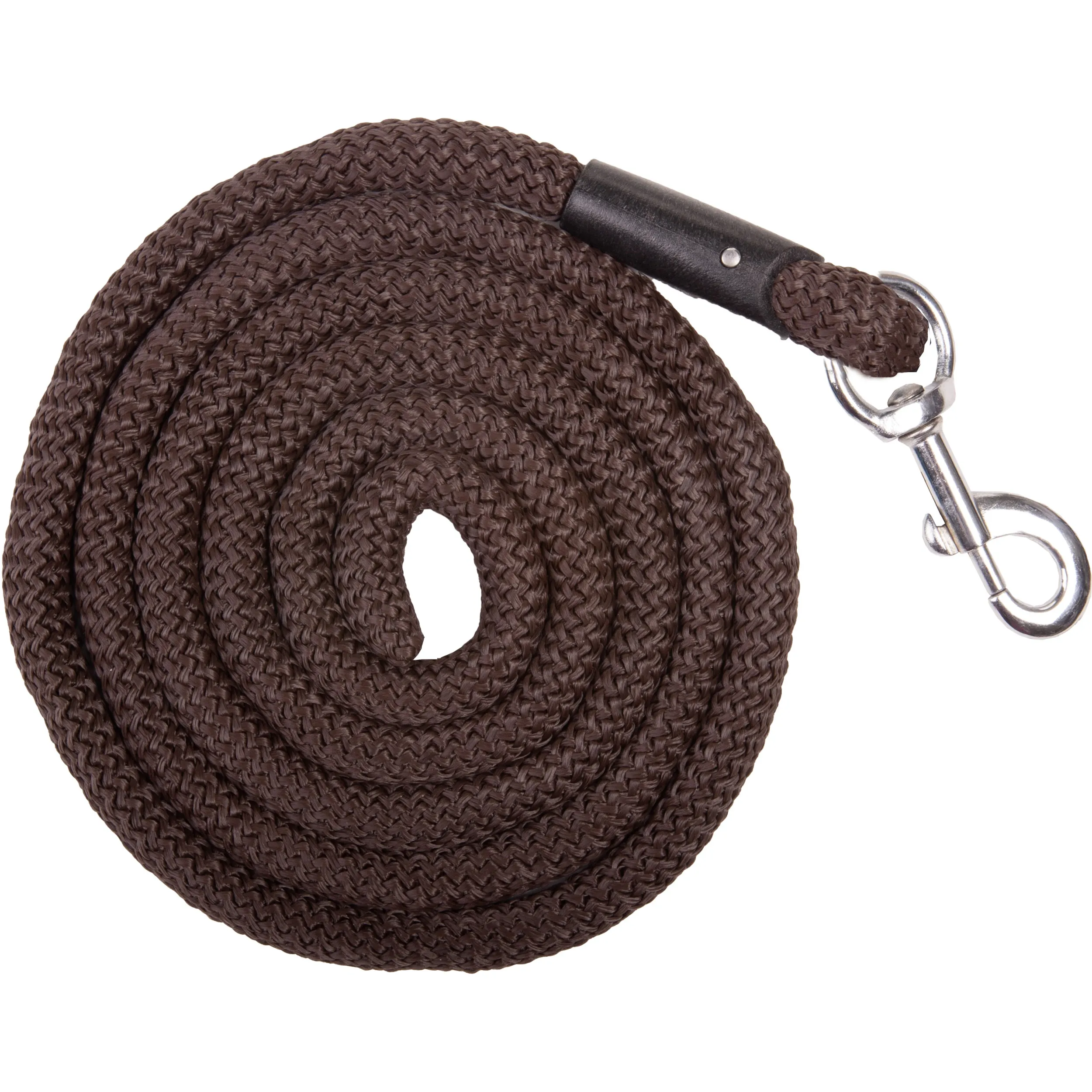 Führstrick mit Karabinerhaken AACHEN braun 180cm