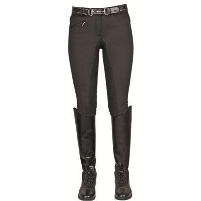 Winter Kinder Reithose Vollbesatz WINNER Softshell schwarz