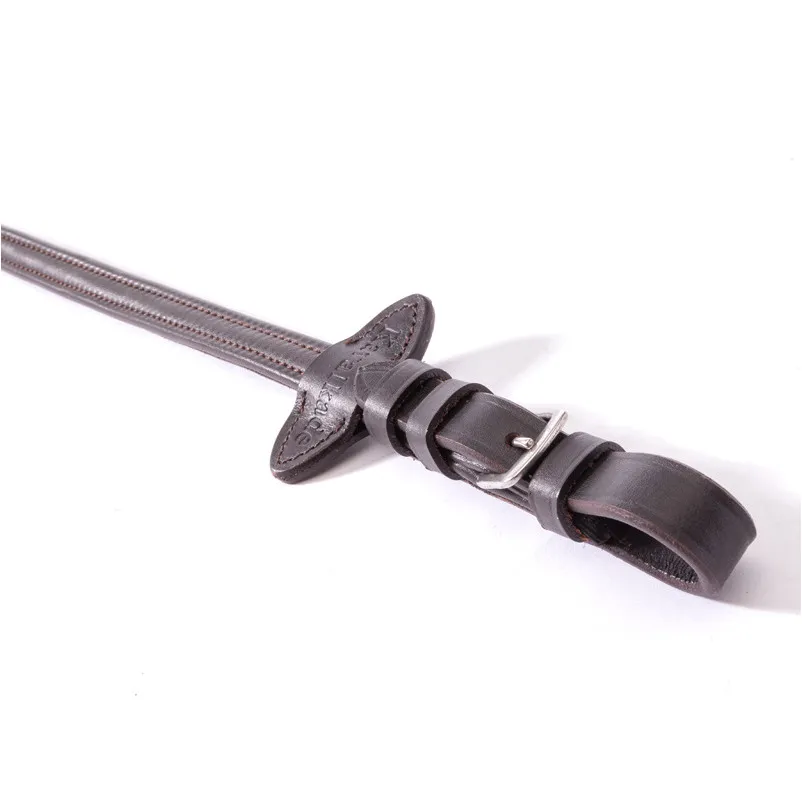Softleder Zügel 5 Stege braun 16mm