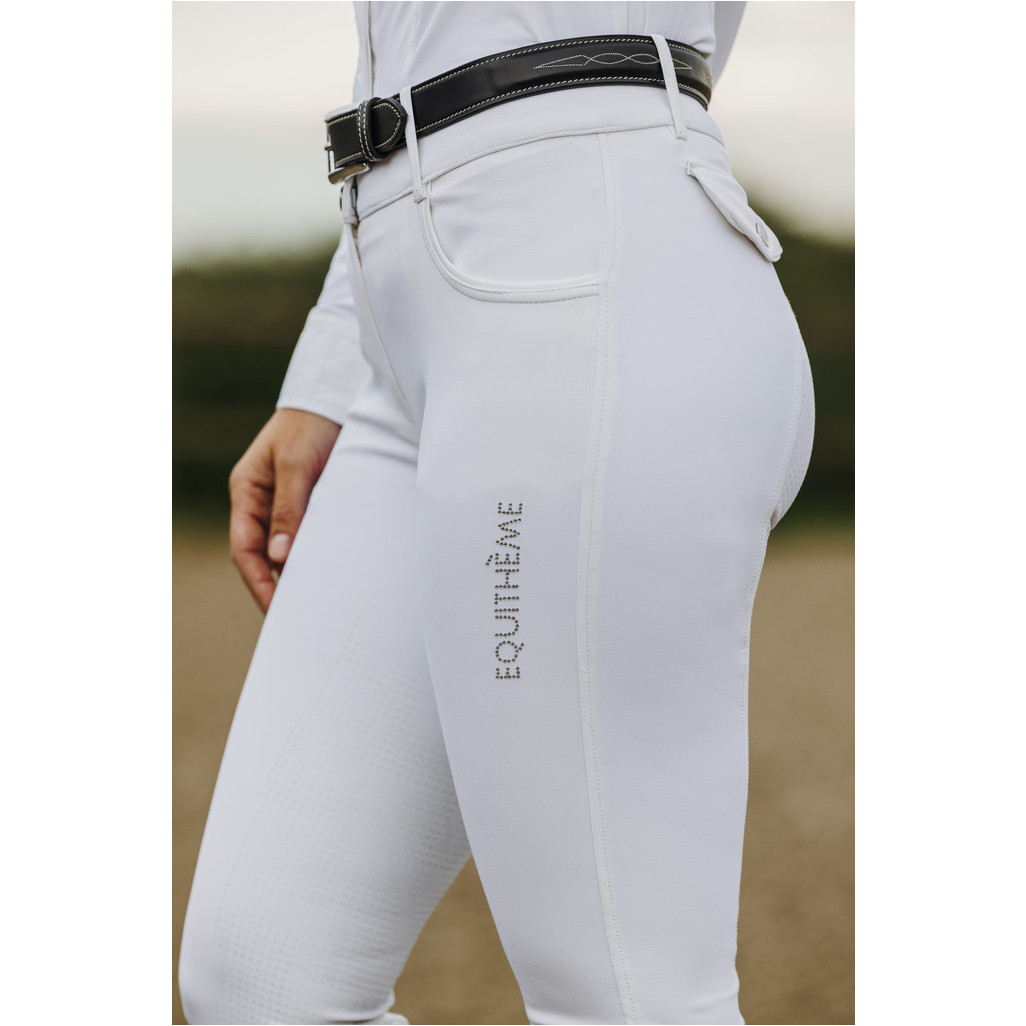 Damen Reithose Silikon Vollbesatz ORIGINALS BEVERLY weiß