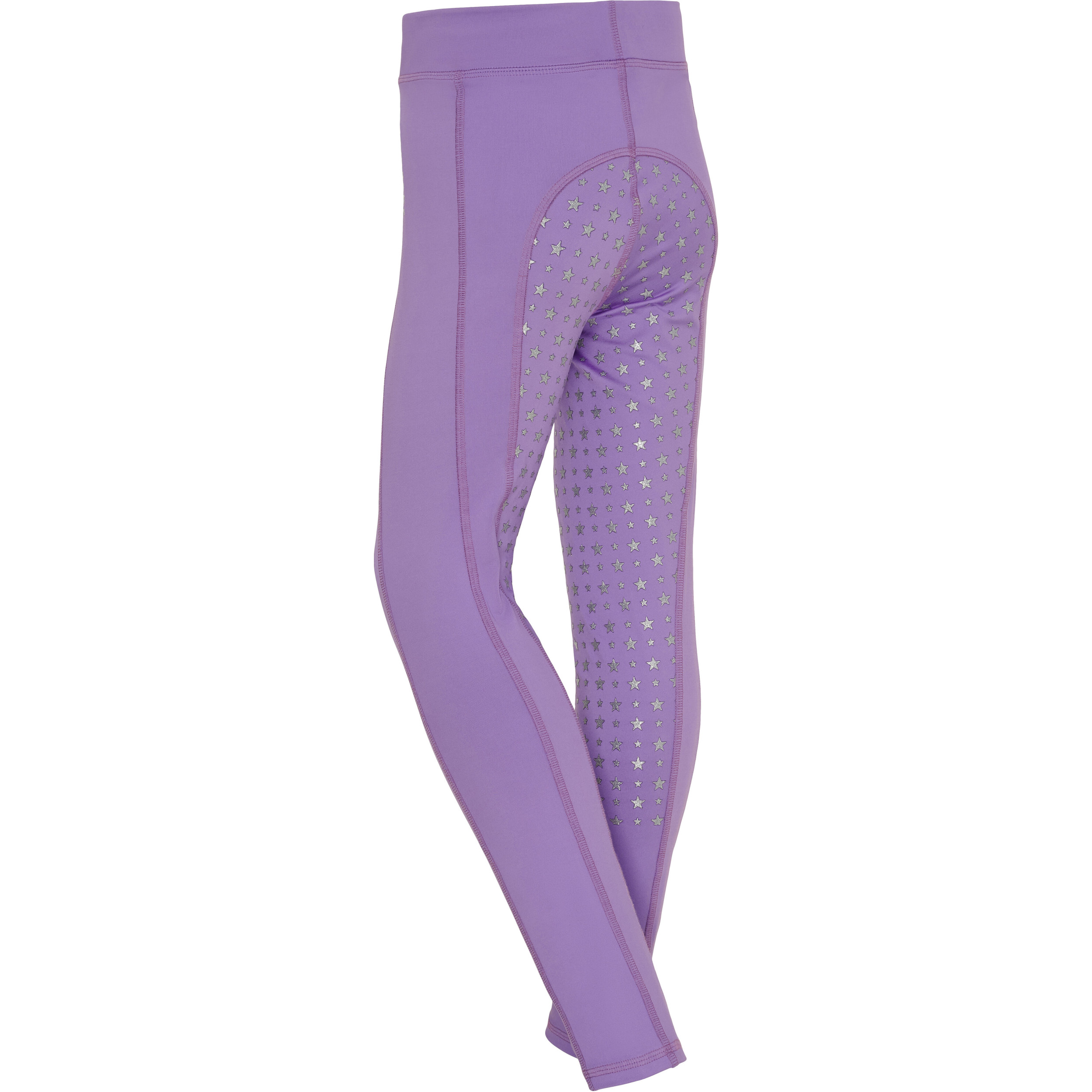 Kinder Reitleggings Silikon Vollbesatz MOLLY aster purple