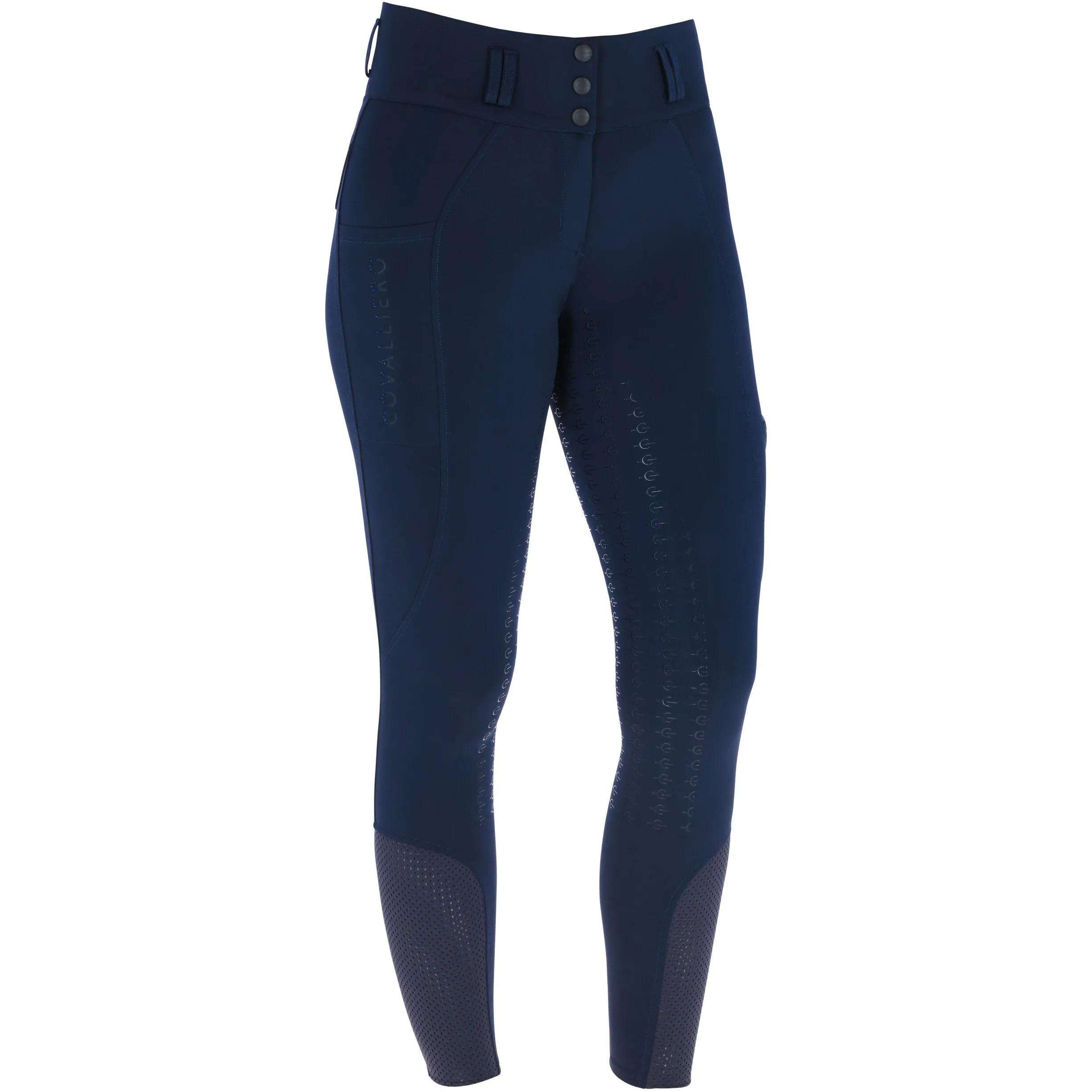 Damen Reithose Silikon Vollbesatz High Waist F/S 2026 dark navy