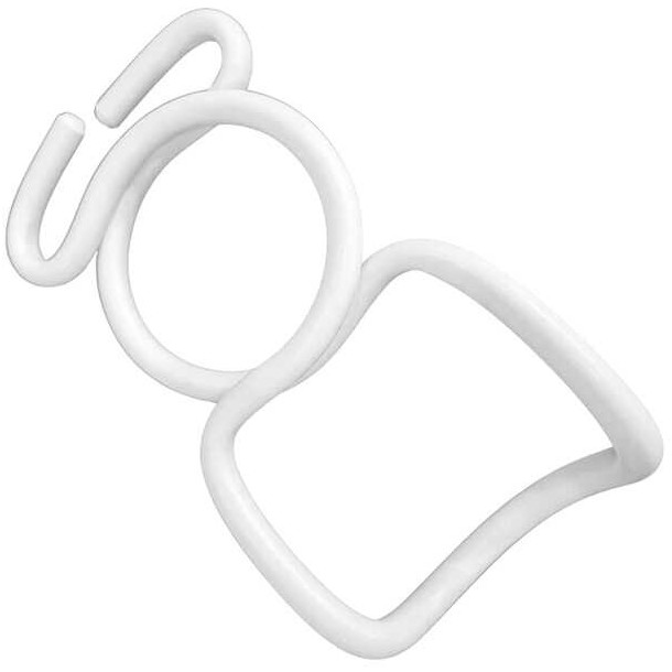 Clip-Auflage für modulare Ständer weiß Clip-Auflage für modulare Ständer weiß