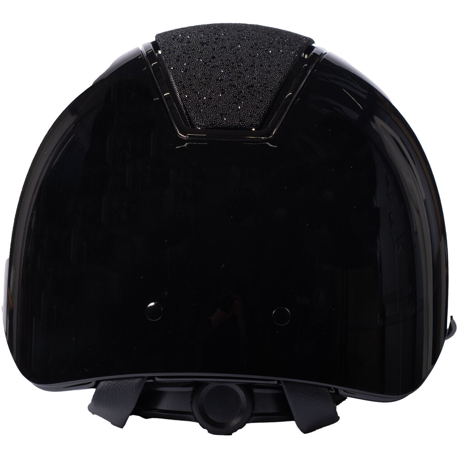 Damen Reithelm LADY SHIELD BRILLANT schwarz/silber