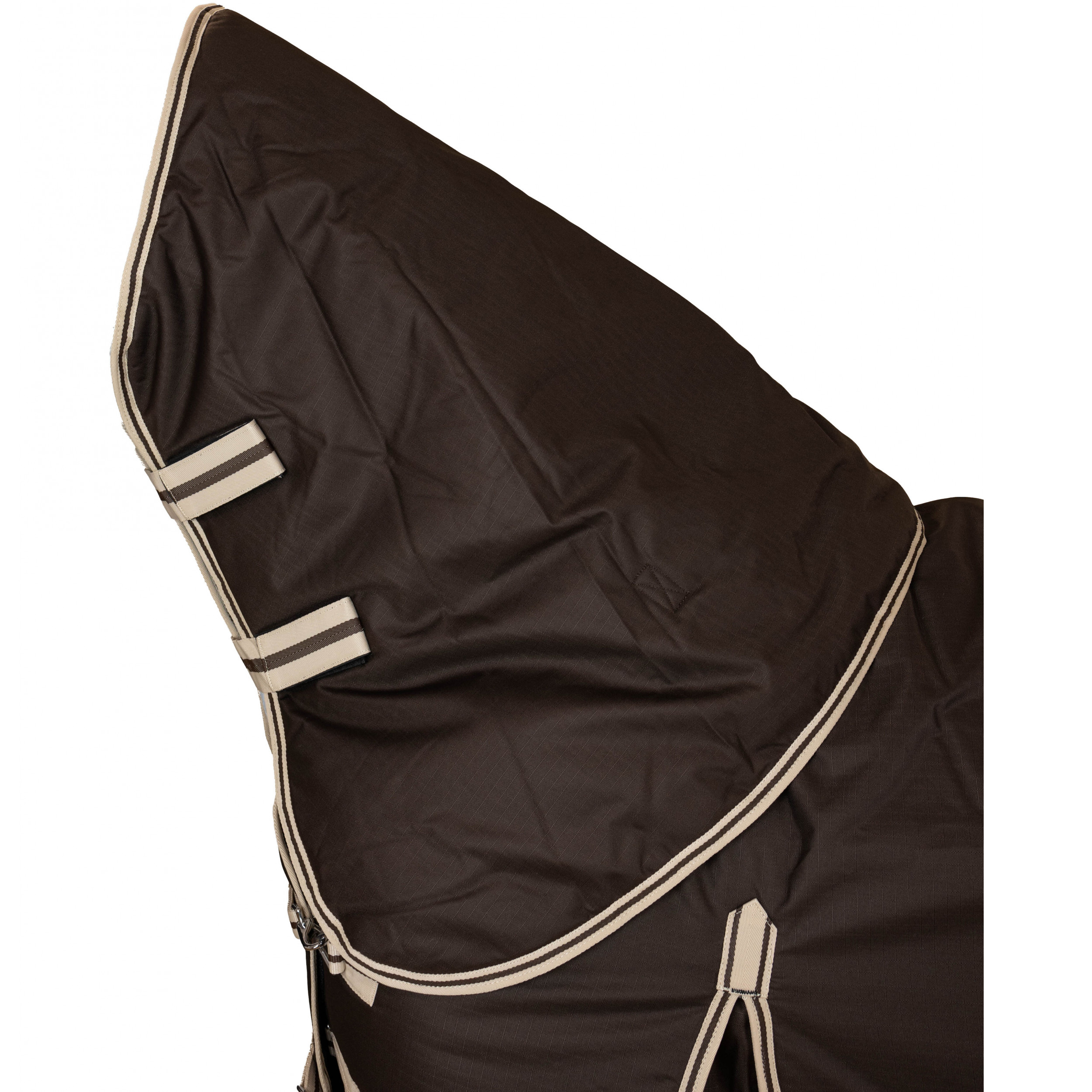Weidedecke Full Neck Polarfleece 600D BASICLINE dunkelbraun