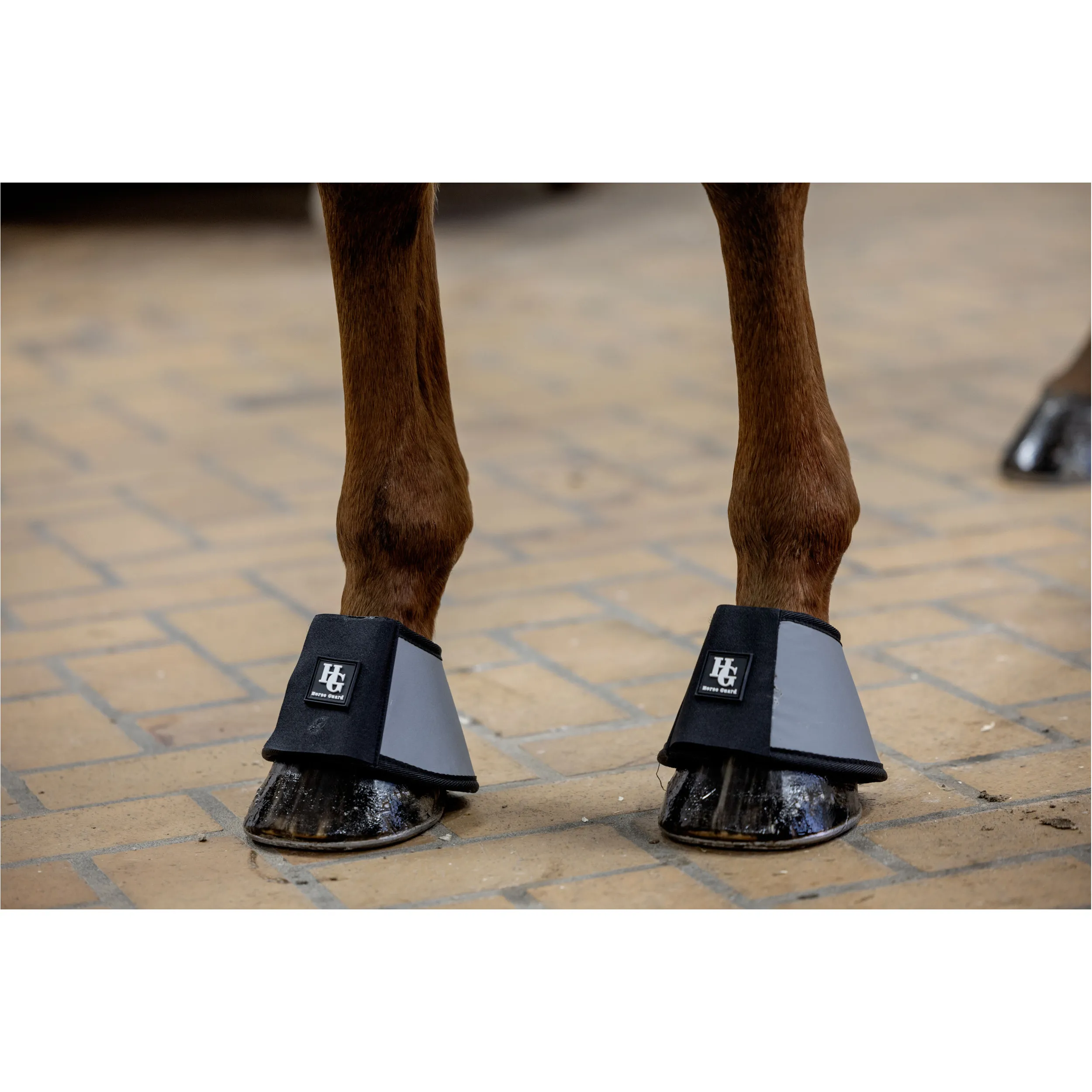 Hufglocken TOTALLY REFLECTIVE schwarz reflex 