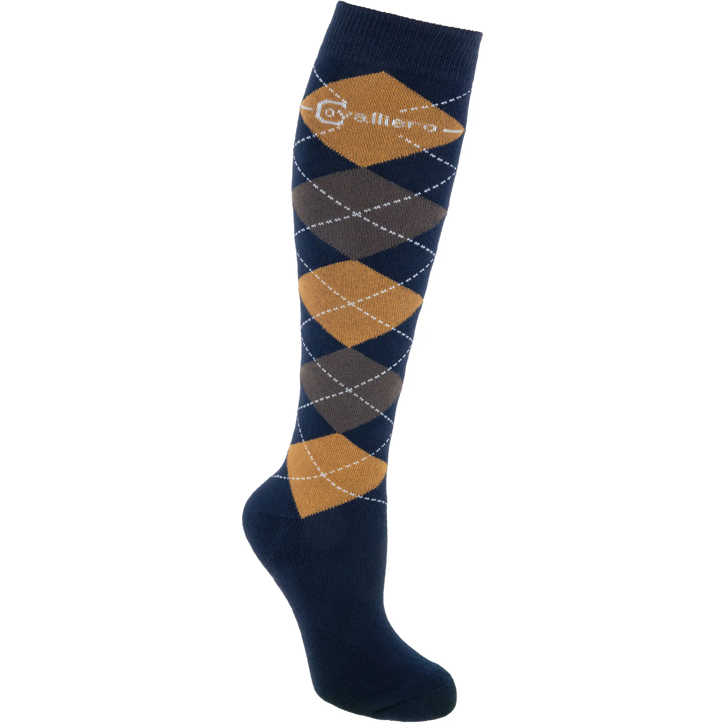 dark navy/cognac/braun