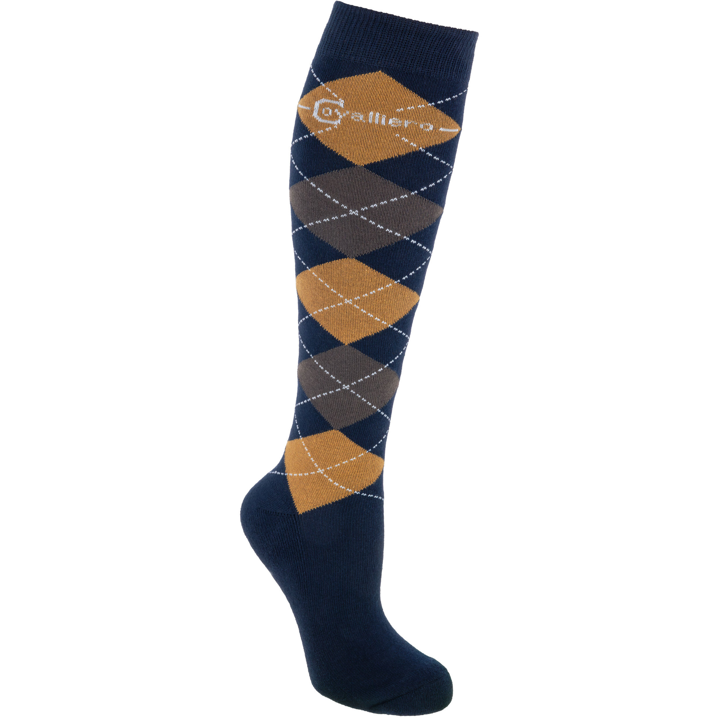 dark navy/cognac/braun