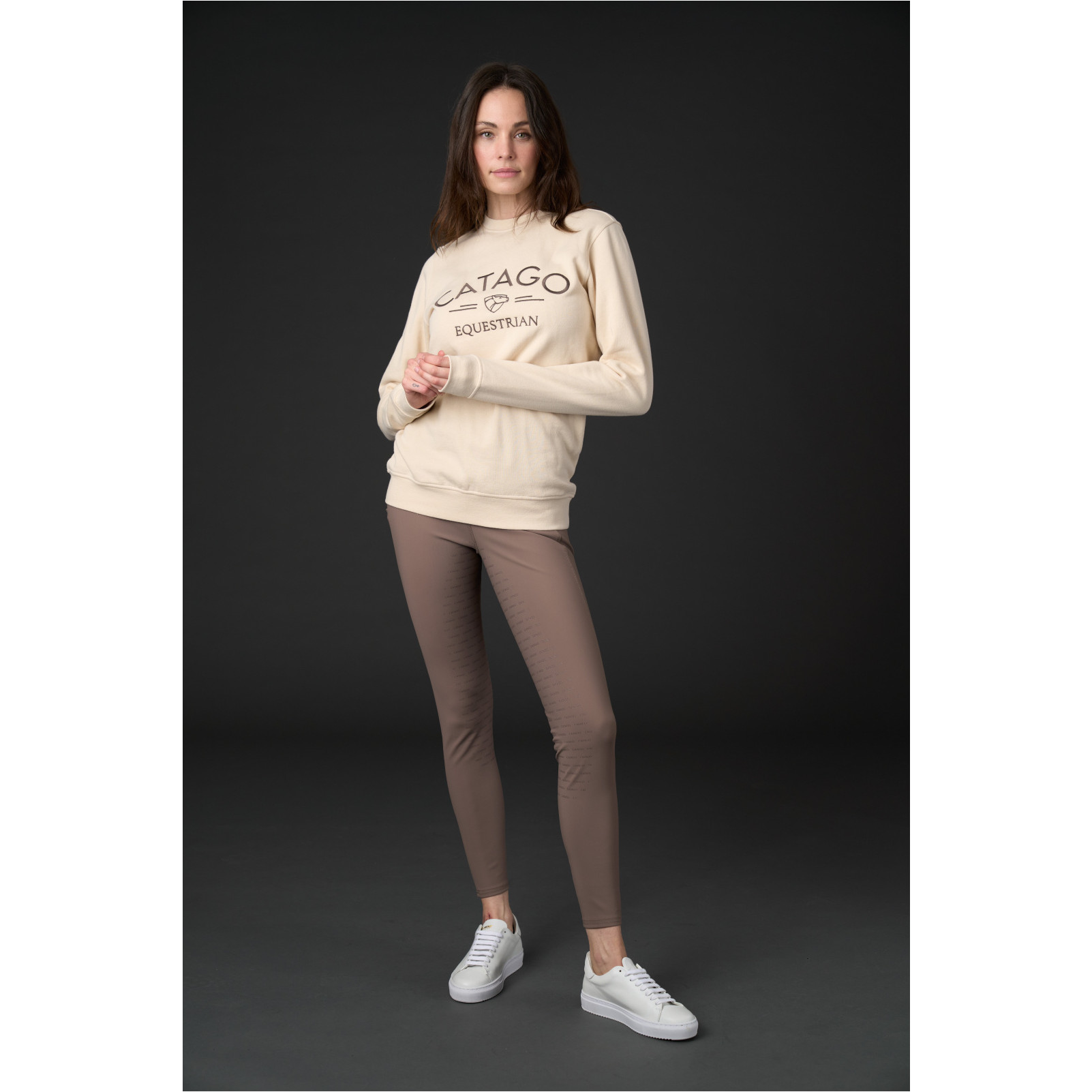 Damen Reitleggings Silikon Vollbesatz RIVER F/G mit Gürtelschlaufen falcon
