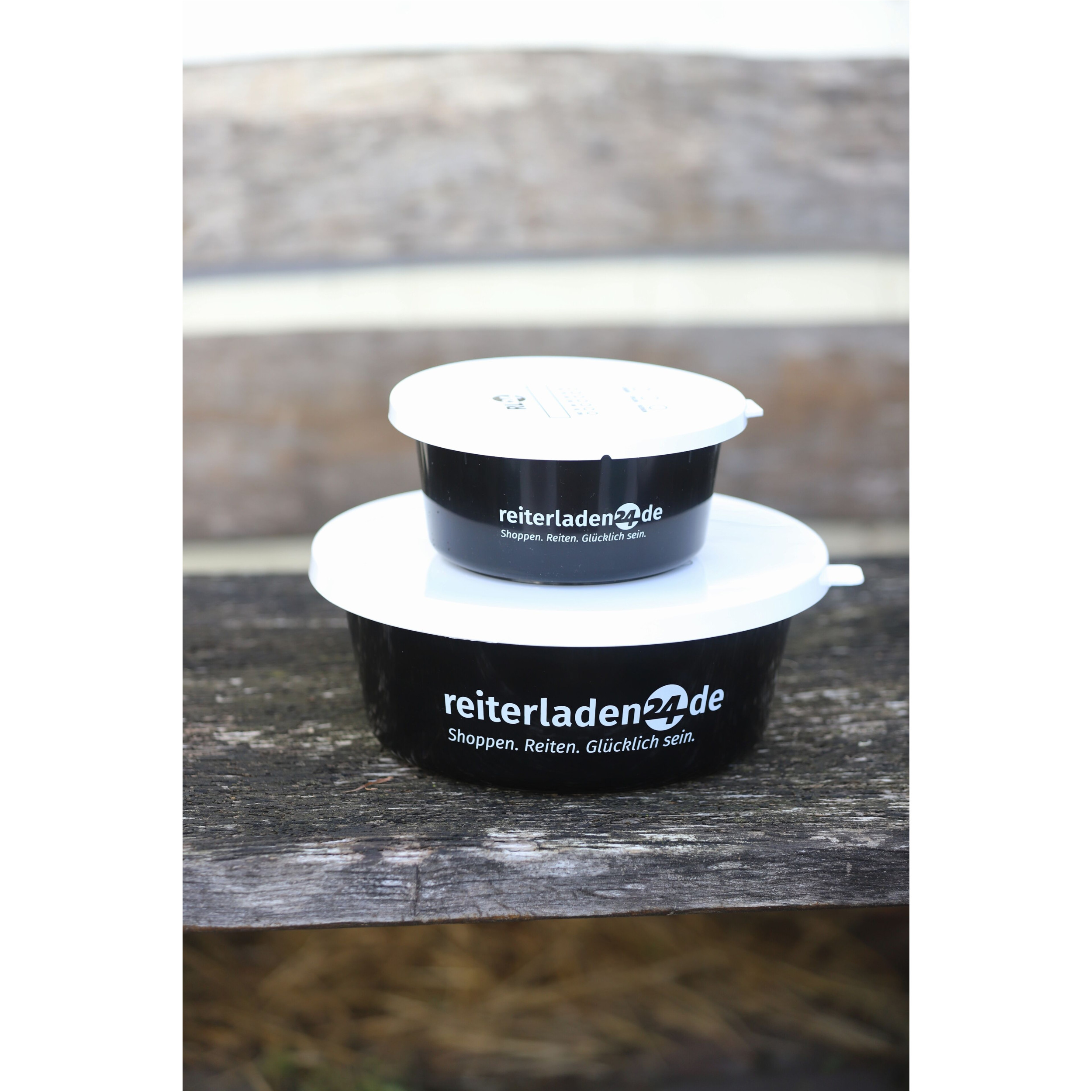 Müslischalen-Set (2+6 Liter) mit Deckel schwarz