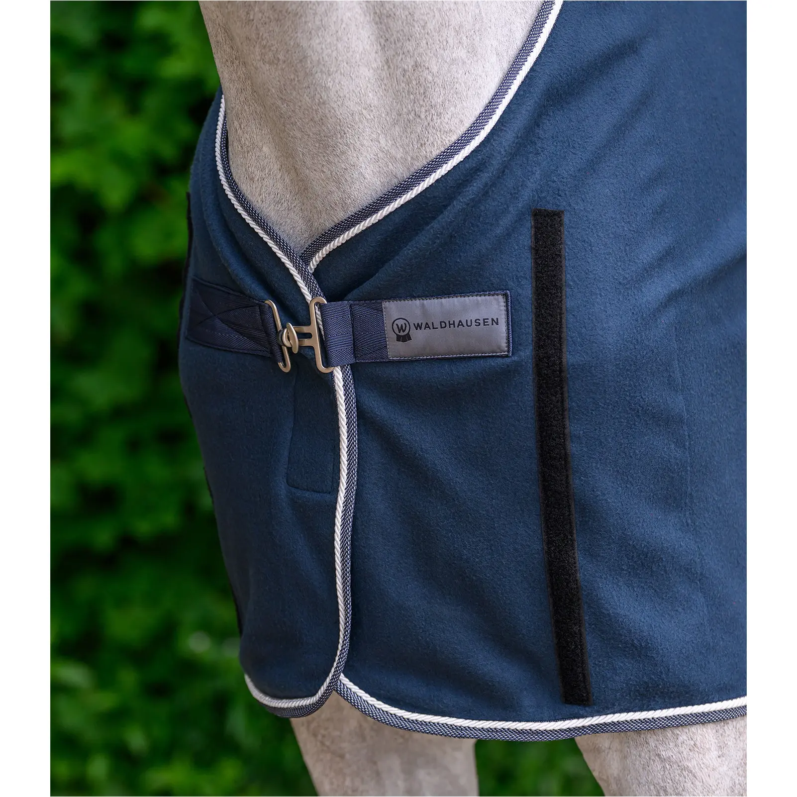 Fleece- und Sponsorendecke ECONOMIC nachtblau