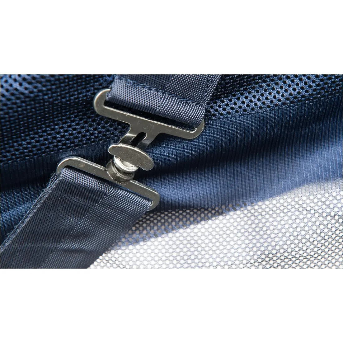 Fliegendecke mit Kreuzgurt BASICLINE dunkelblau