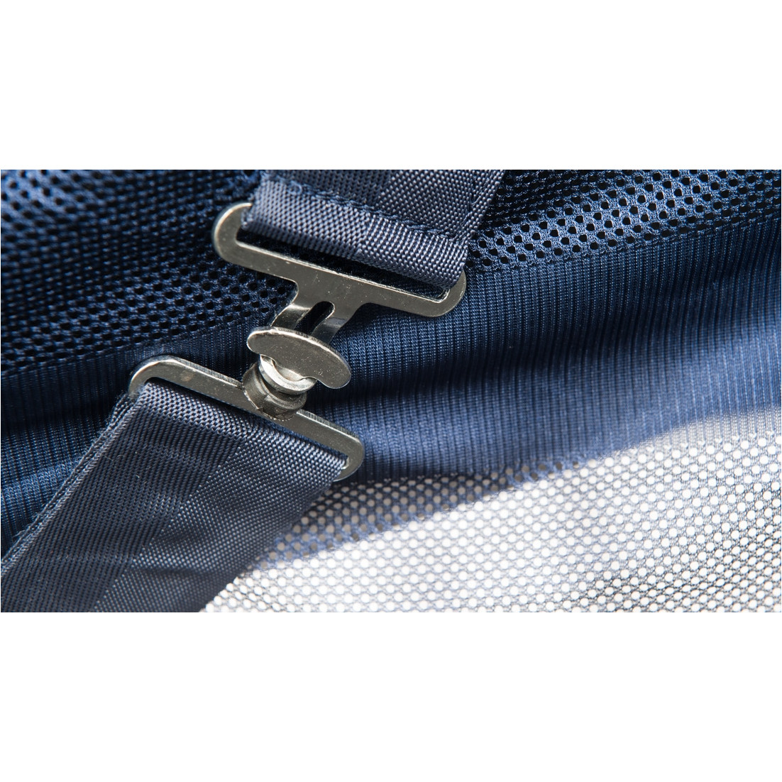 Fliegendecke mit Kreuzgurt BASICLINE dunkelblau