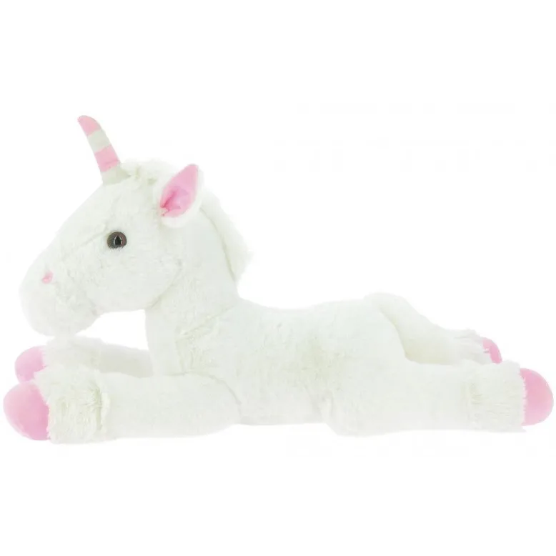 Plüscheinhorn LICORNE weiß/rosa 55cm