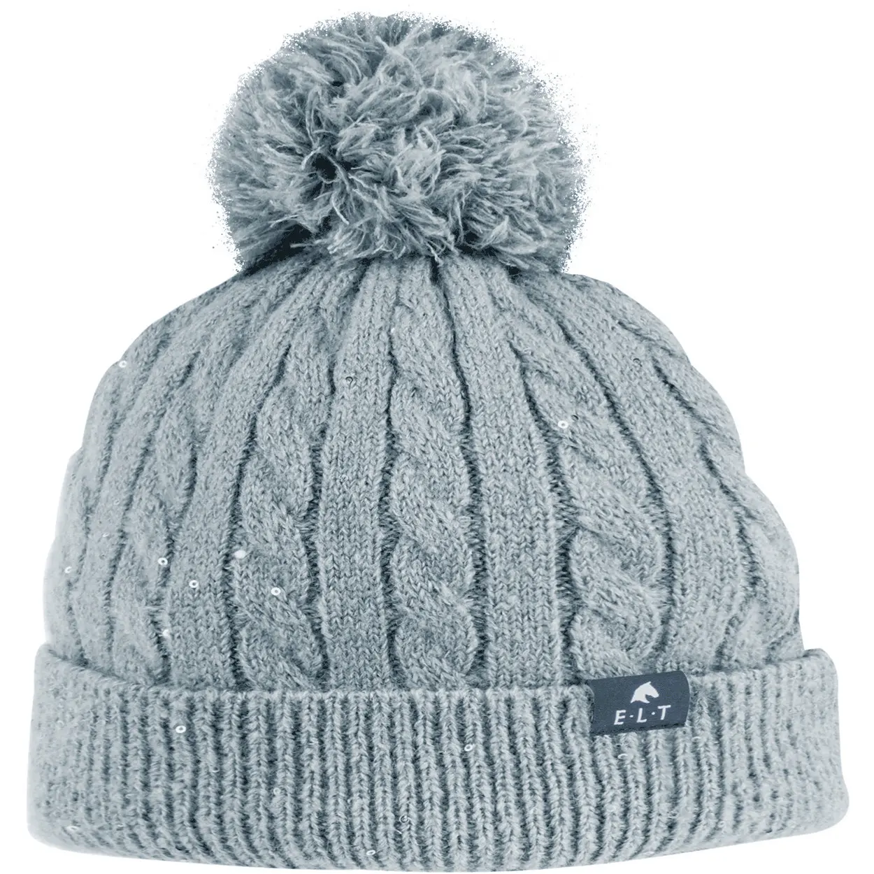 Strickmütze mit Fleecefutter RAFELA silberblau