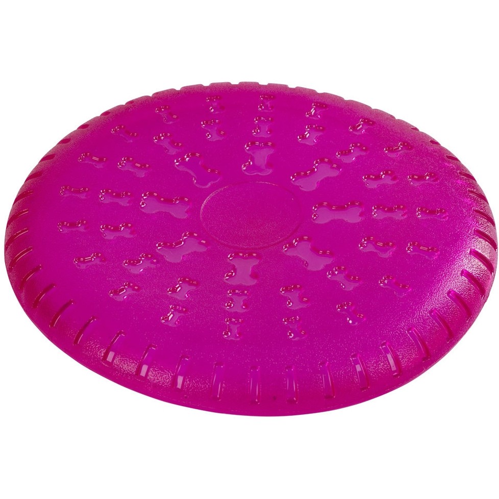 Hundespielzeug Frisbee TOYFASTIC pink ø 23,5cm