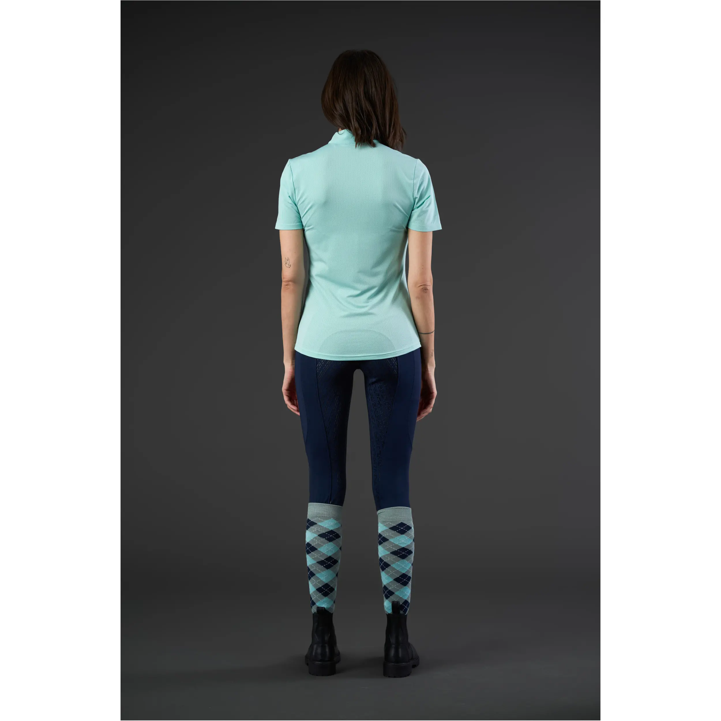 Damen Turniershirt Half-zip HASTY aqua haze