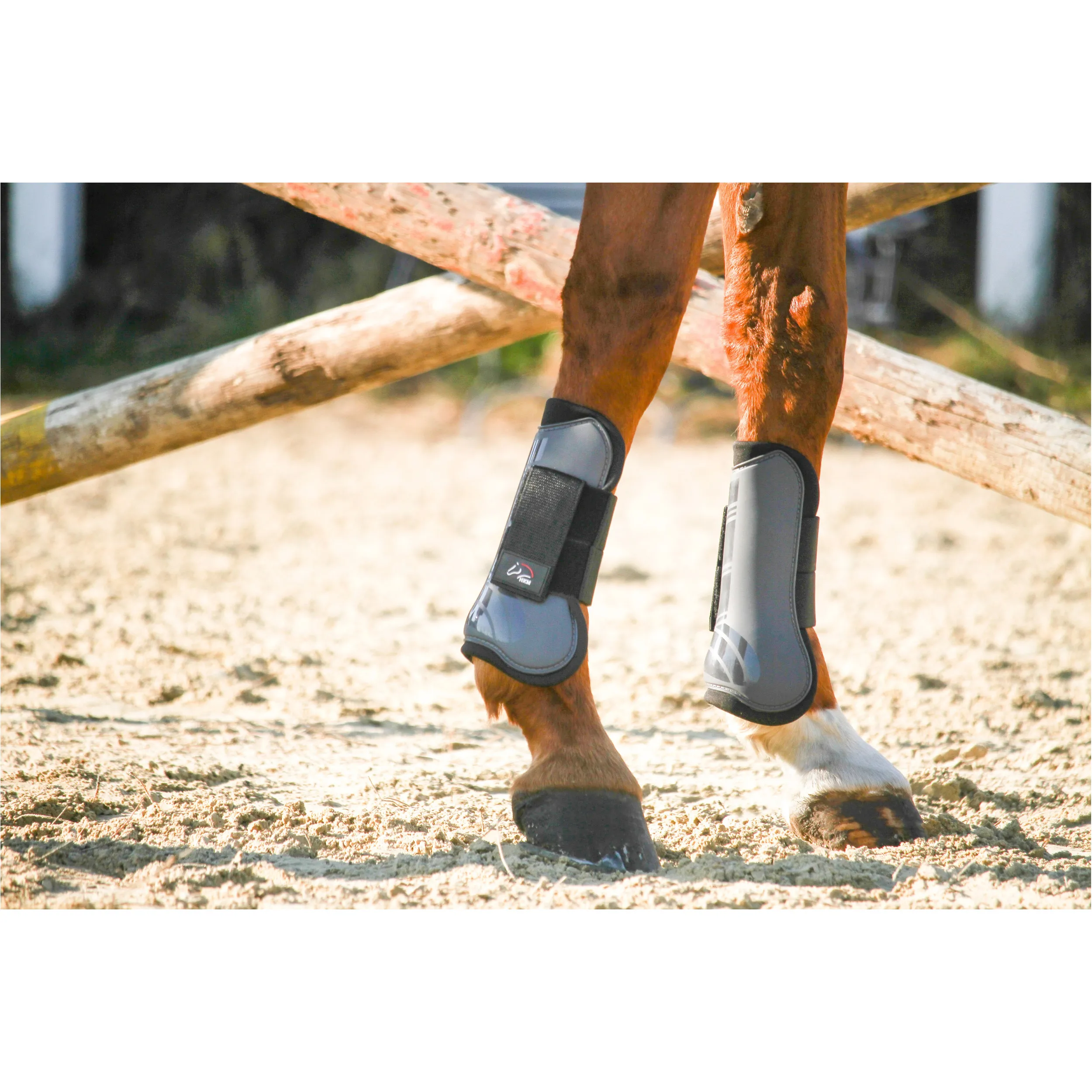 Gamaschen & Streichkappen (4er Set) grau - Posten
