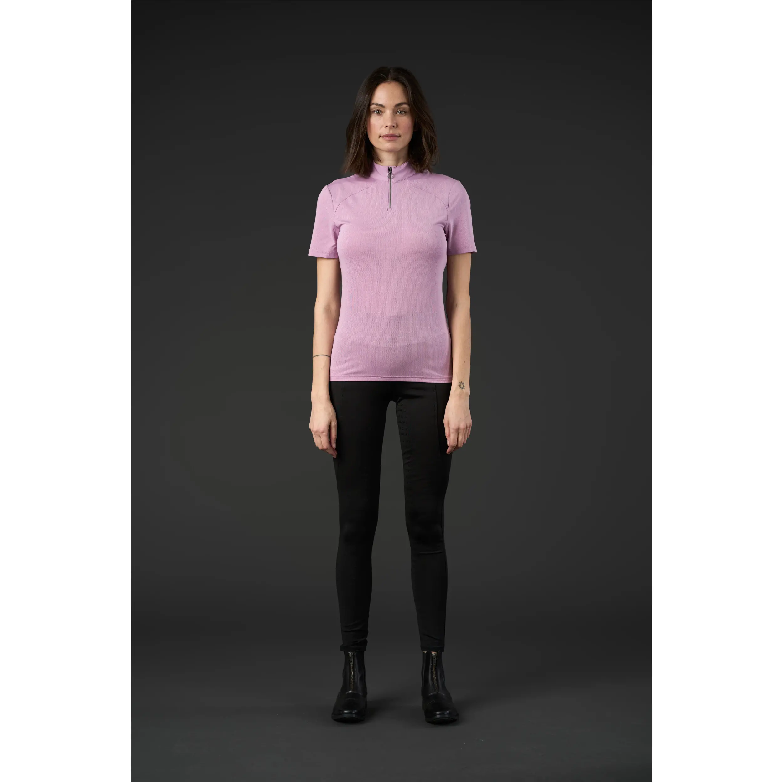 Damen Turniershirt Half-zip HASTY lavender