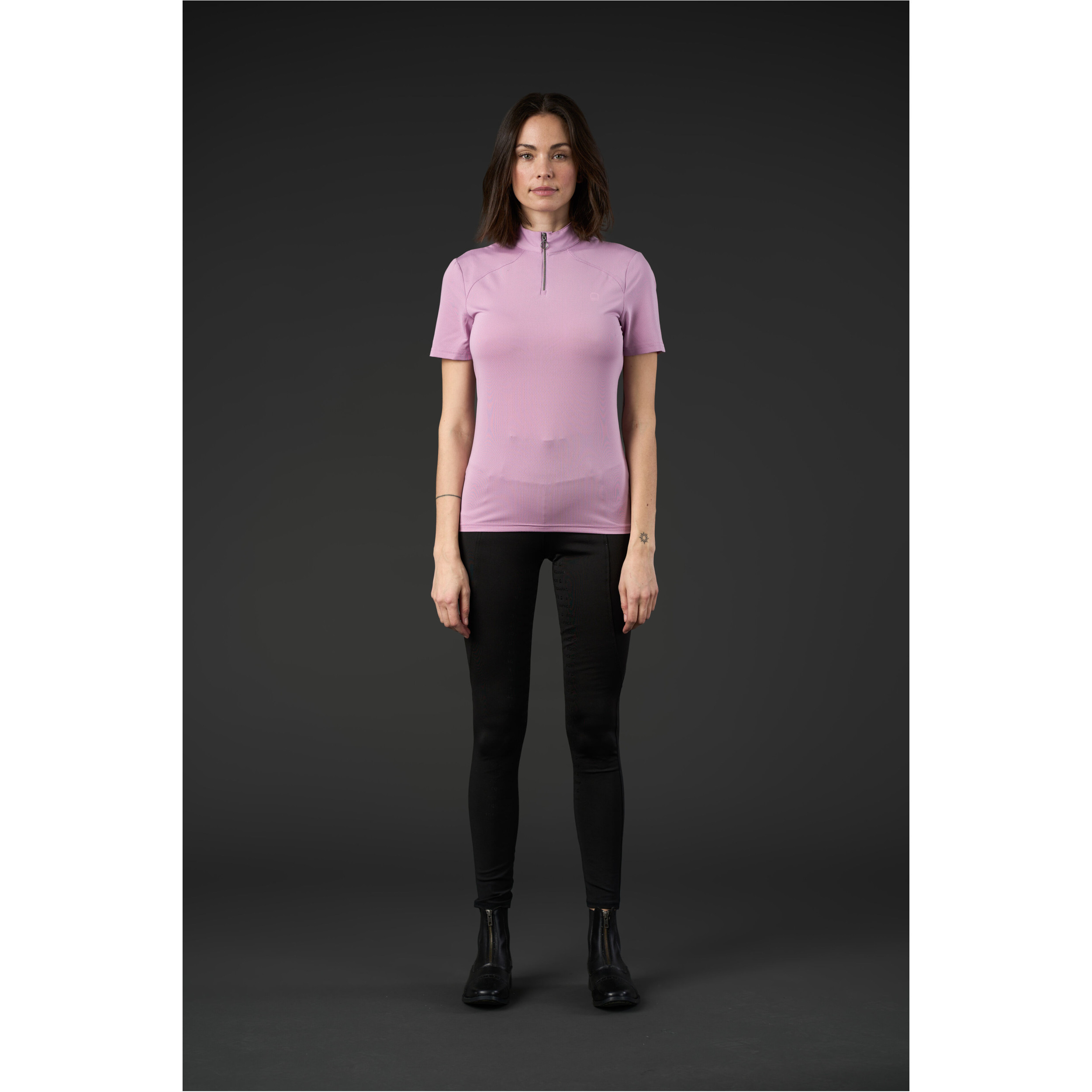 Damen Turniershirt Half-zip HASTY lavender