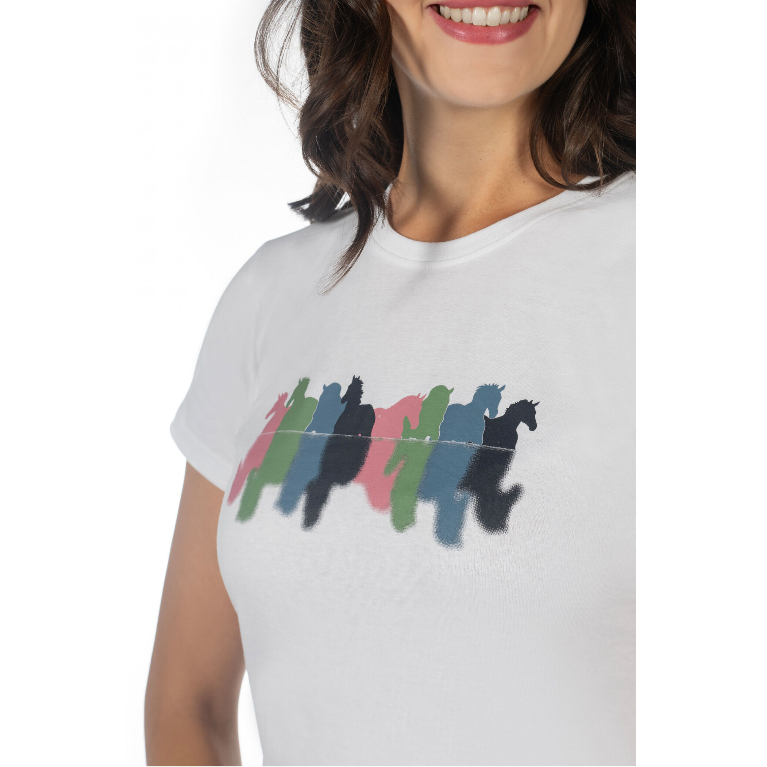 Damen T-Shirt MIRROR weiß