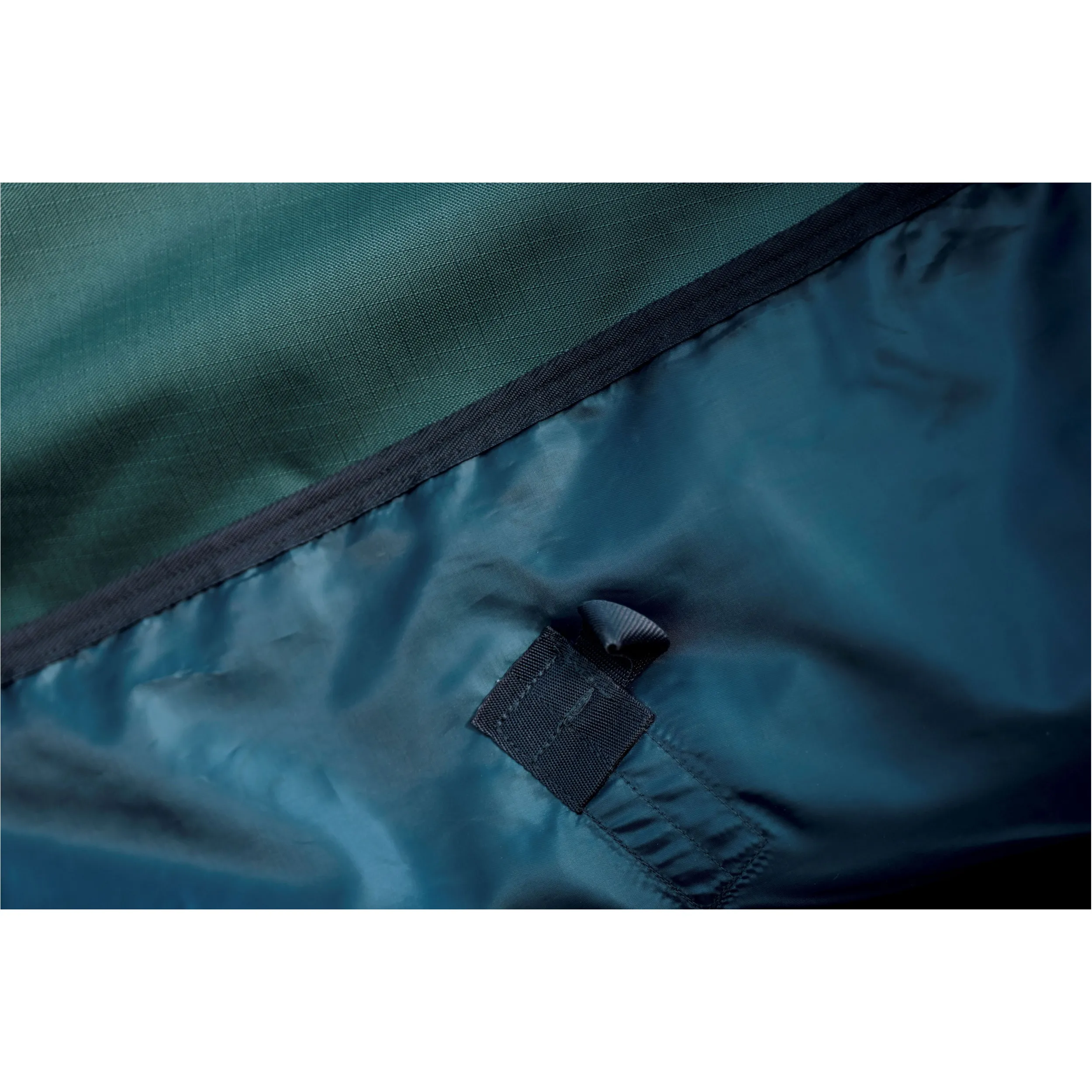 Outdoordecke Halsteil (abnehmbar) 100g Füllung 900D AMIGO Ripstop Plus Turnout dynasty green/navy/silver