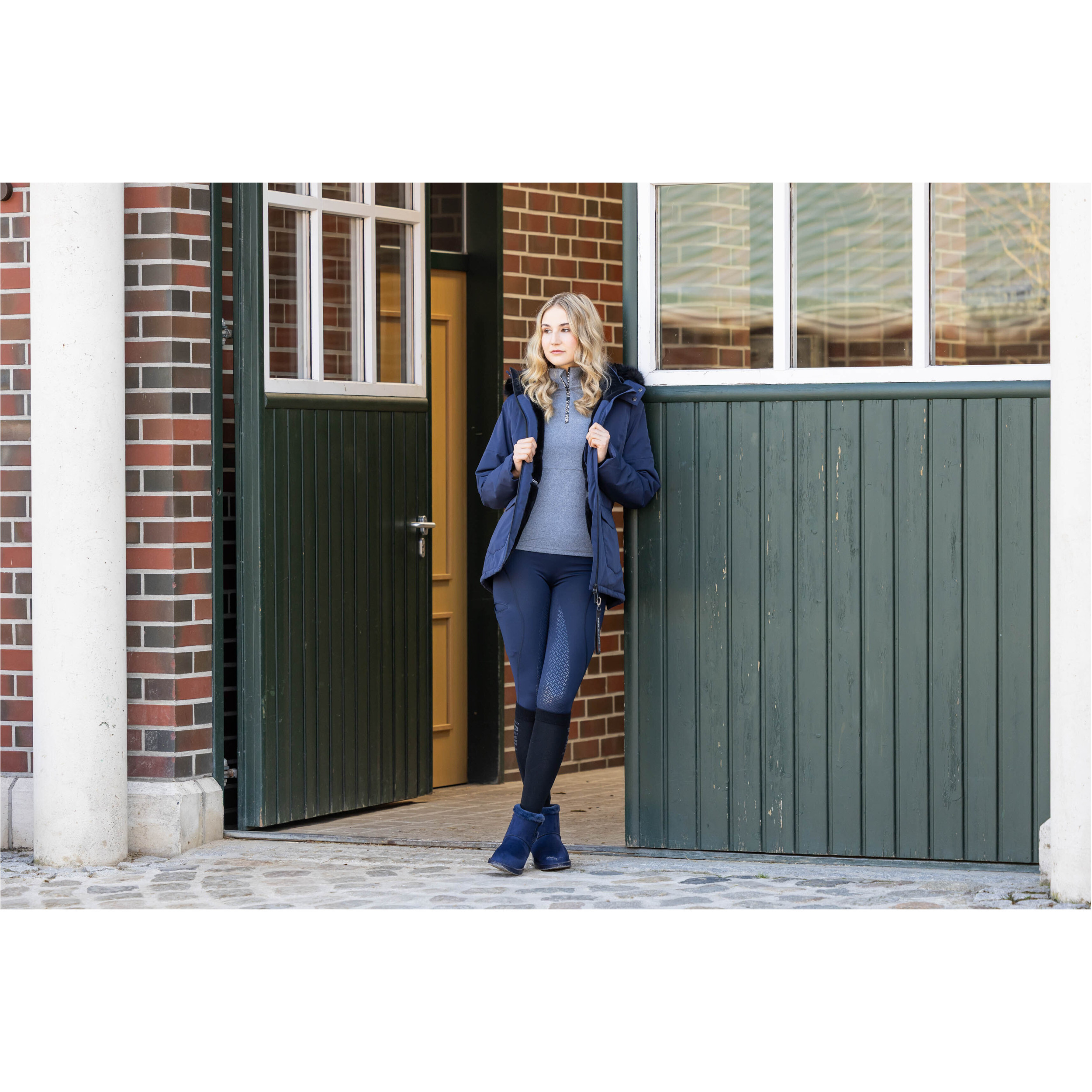 Damen Funktionsshirt SUPERSOFT II meliert dunkelblau