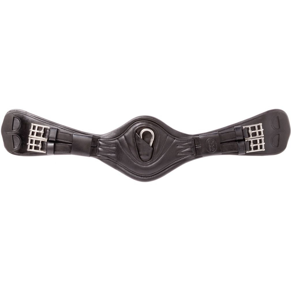 Lederkurzgurt ohne Elast JULIUS Softleder schwarz