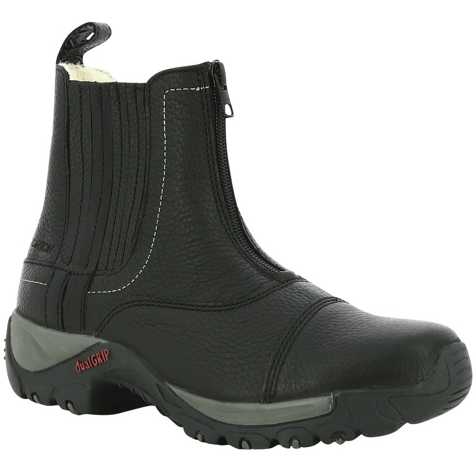 Winter Stallschuhe ZERMATT Echtleder schwarz Winter Stallschuhe ZERMATT Echtleder schwarz