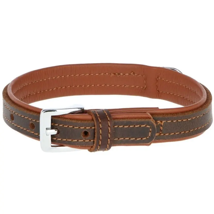 Hundehalsband VEGAS HQ braun