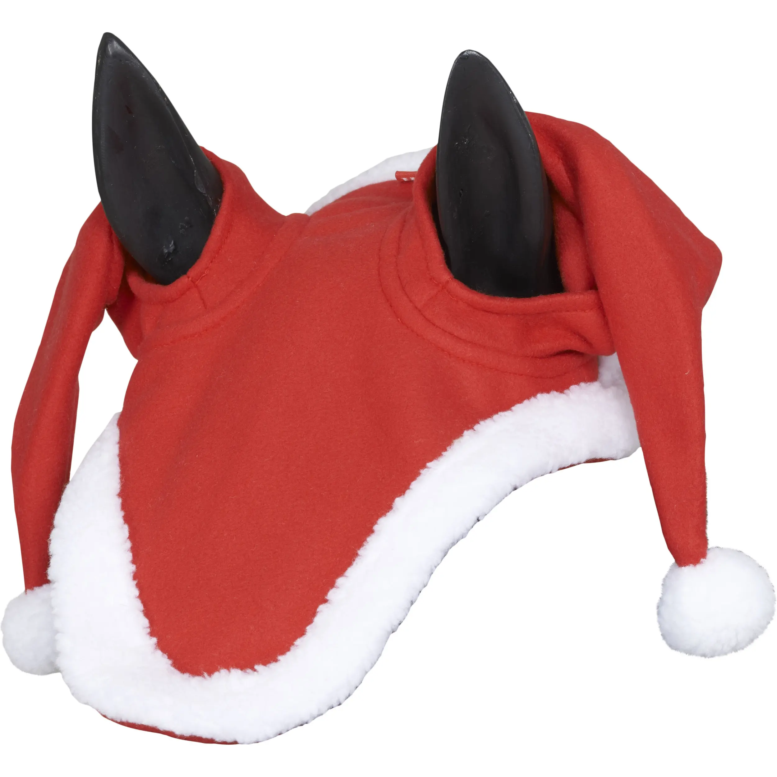 Weihnachtsmütze für das Pferd CHRISTMAS rot