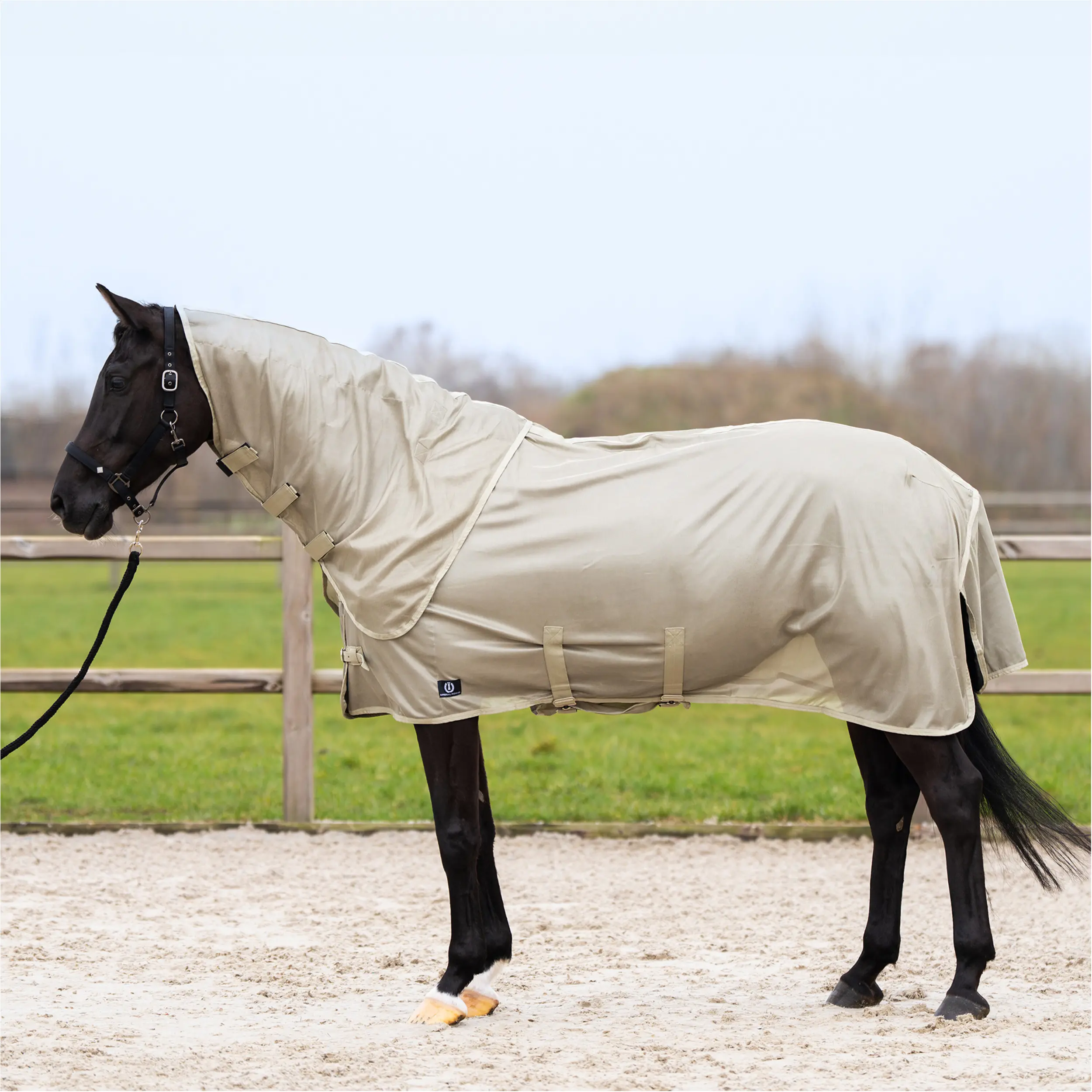 Fliegendecke mit Halsteil (abnehmbar) IRHReese light olive