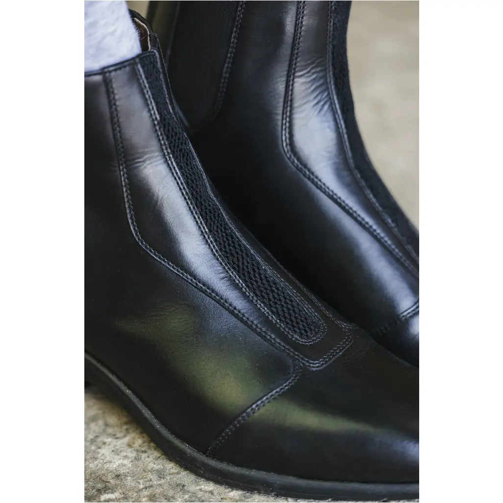 Reitstiefeletten SPORTY Echtleder schwarz