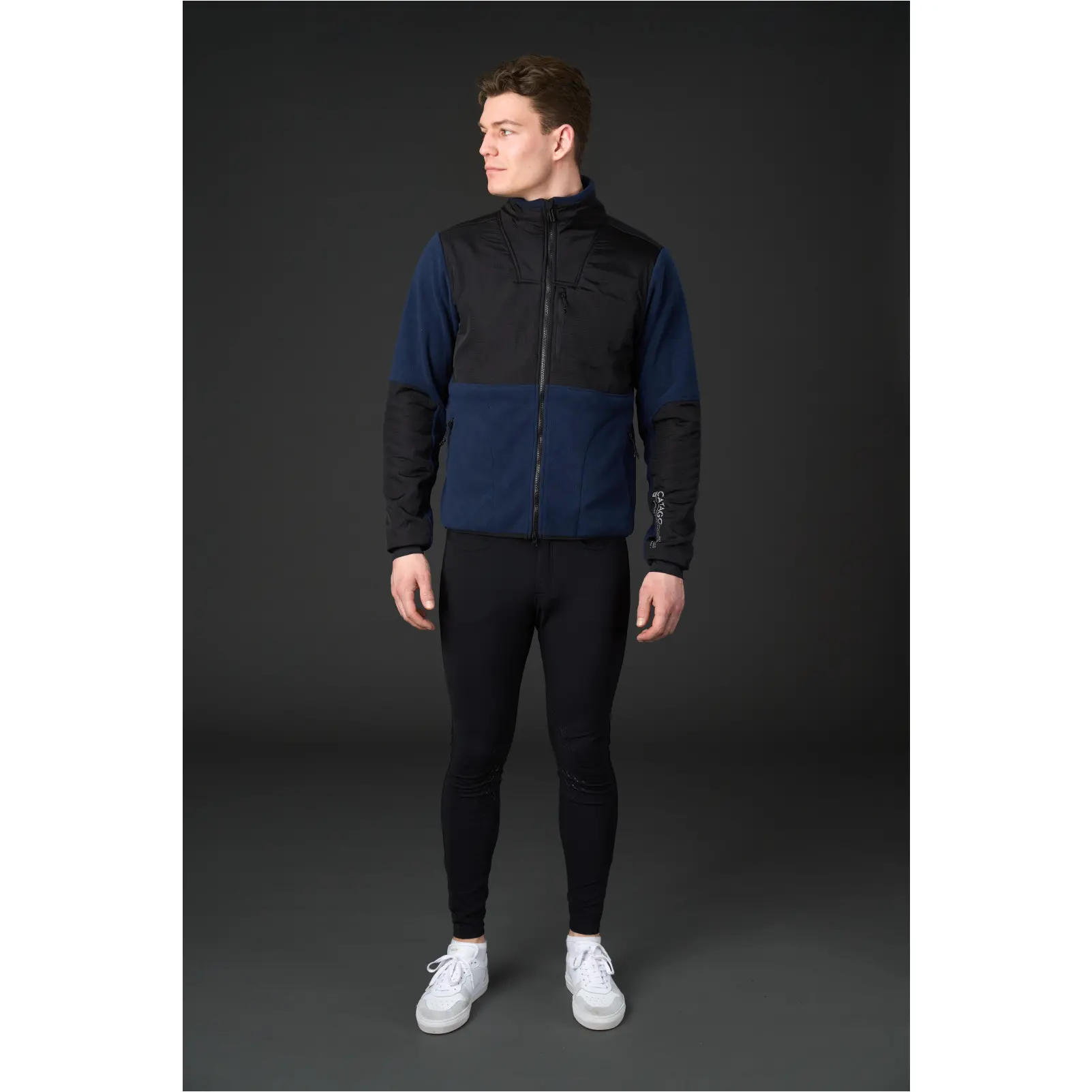 Herren Fleecereitjacke NEIL navy Herren Fleecereitjacke NEIL navy