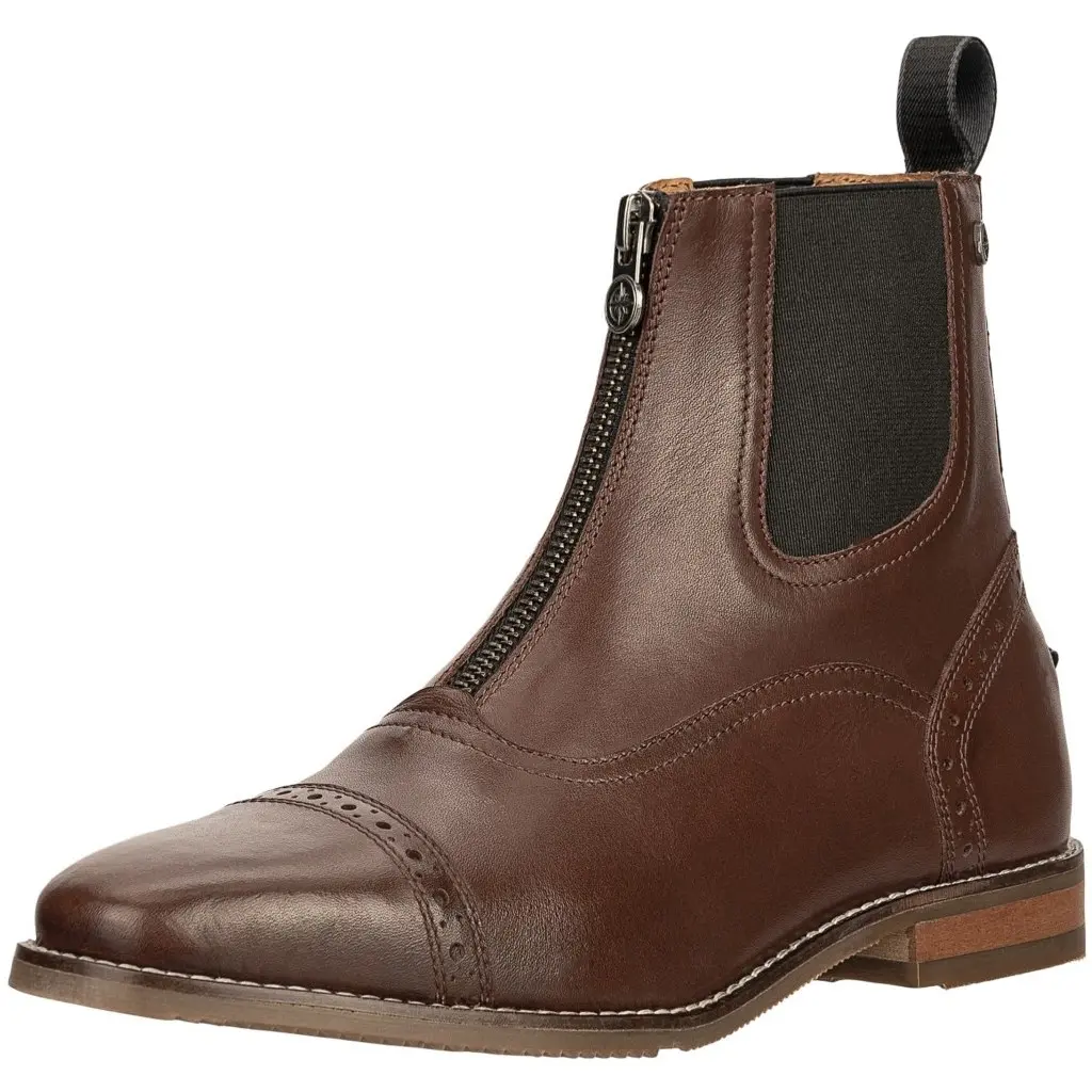 Reitstiefeletten FLORENTINA FZ Echtleder braun