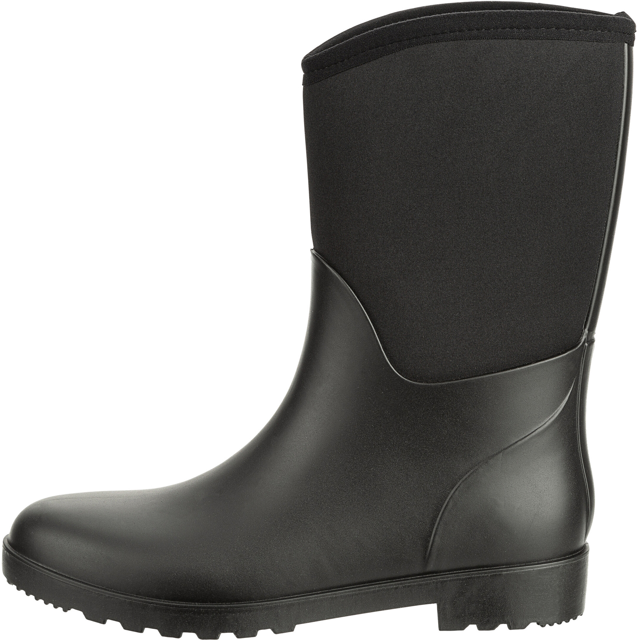 Gummistiefel halbhoch BASICLINE schwarz Gummistiefel halbhoch BASICLINE schwarz