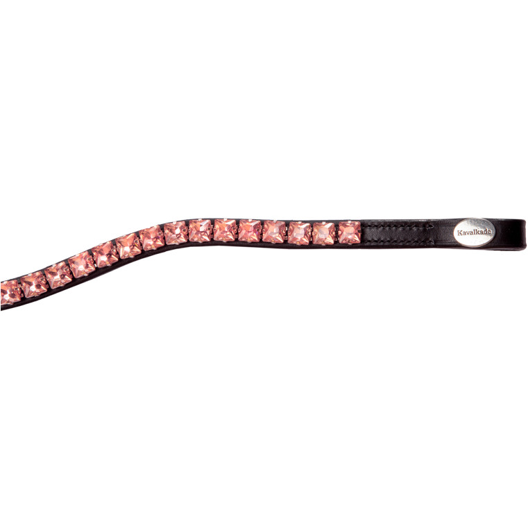 Stirnband SQUARE schwarz/rosa